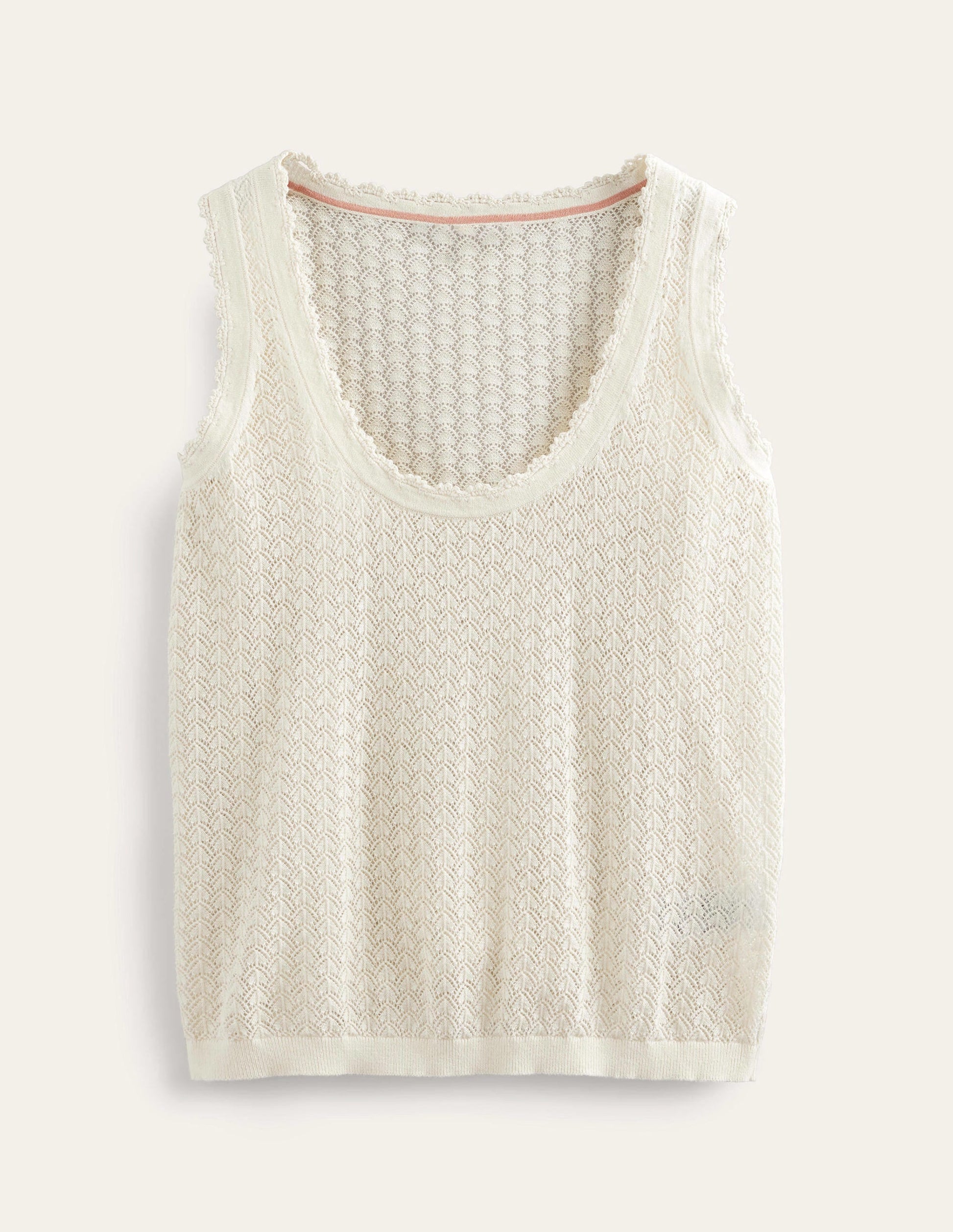 Pointelle Tank-Warm Ivory-5