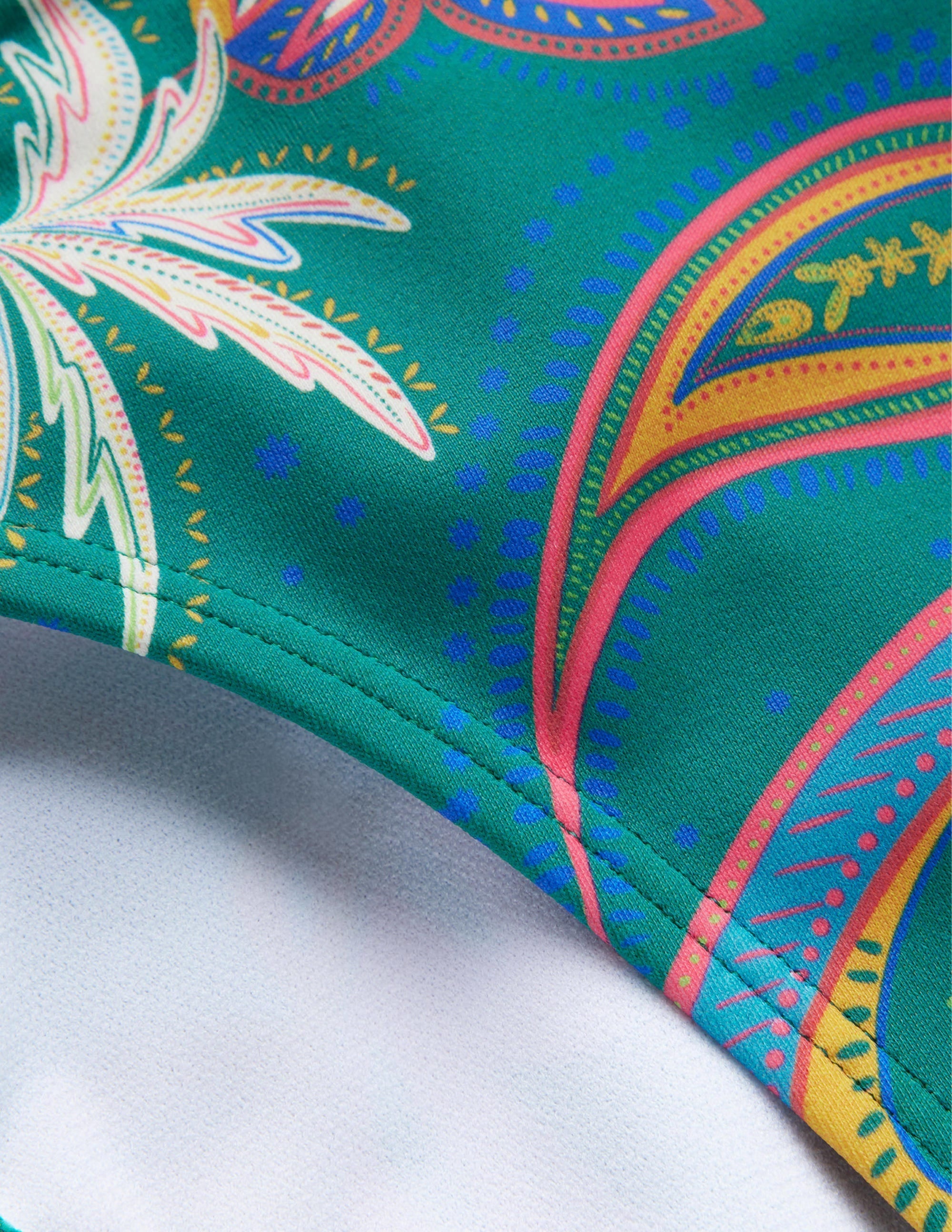 Classic Bikini Bottoms-Emerald, Paradise Paisley - Image 6
