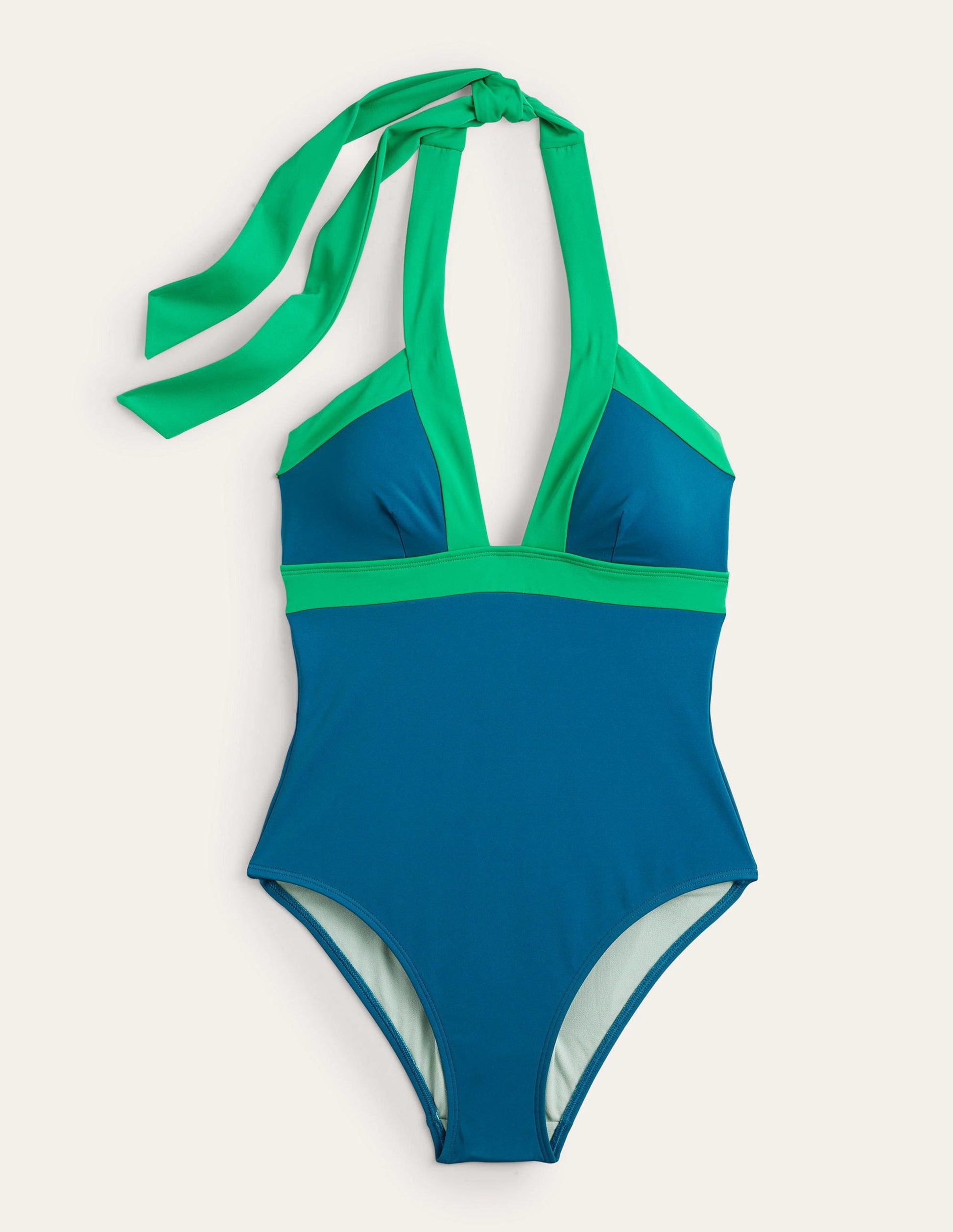 Ithaca Halter Swimsuit-Oceanside Colourblock-5