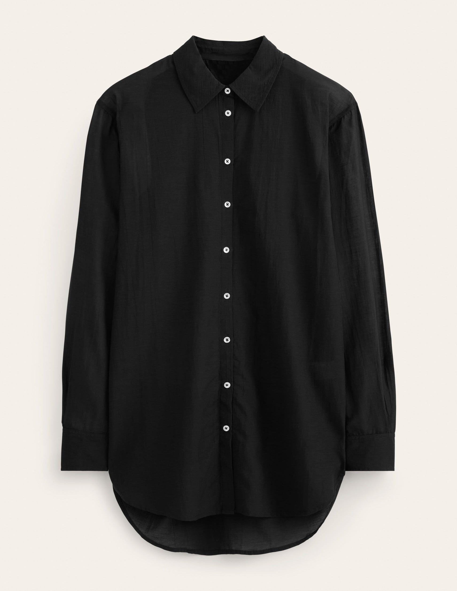 Holiday Longerline Shirt-Black-2