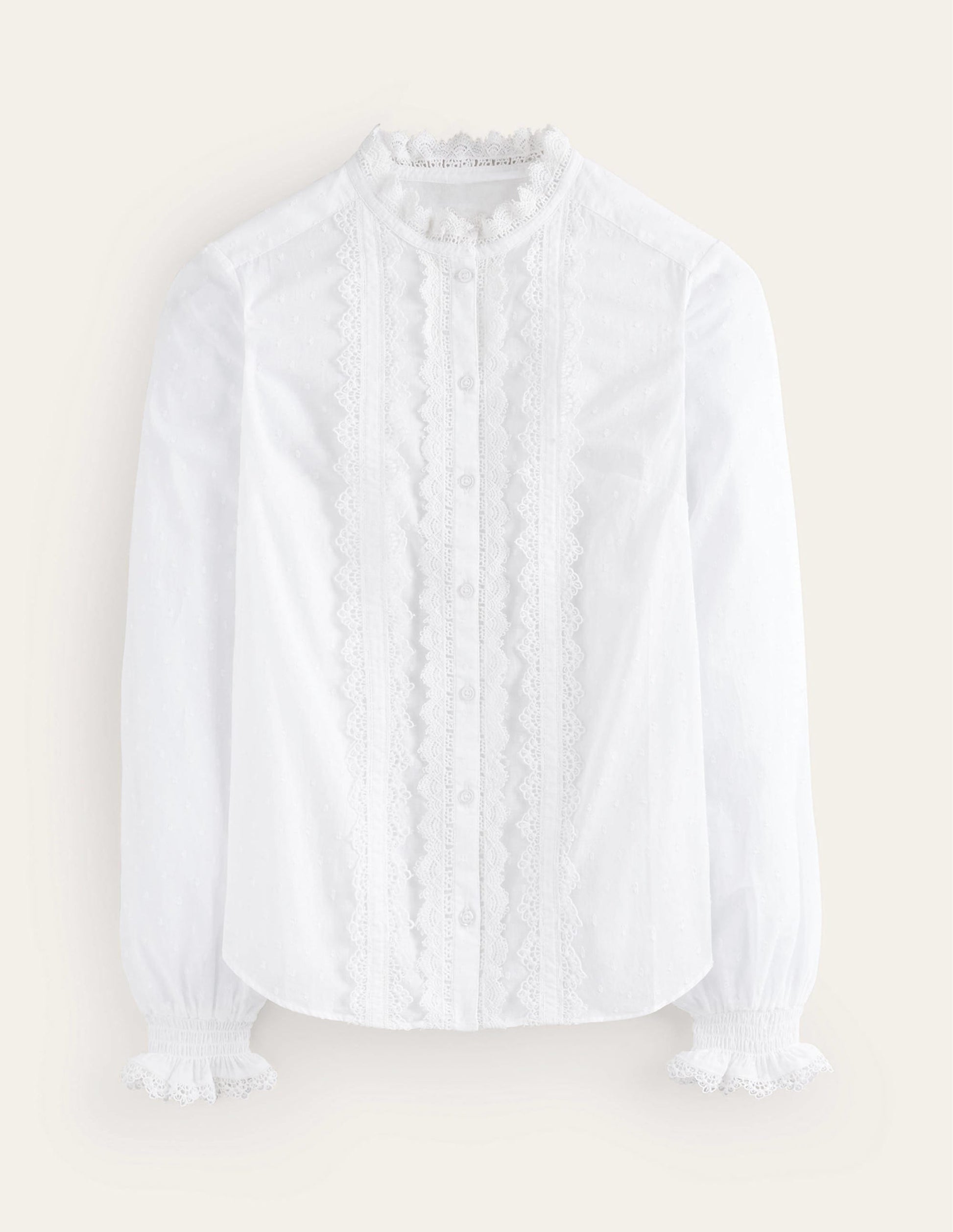 Romantic Textured Top-White-6