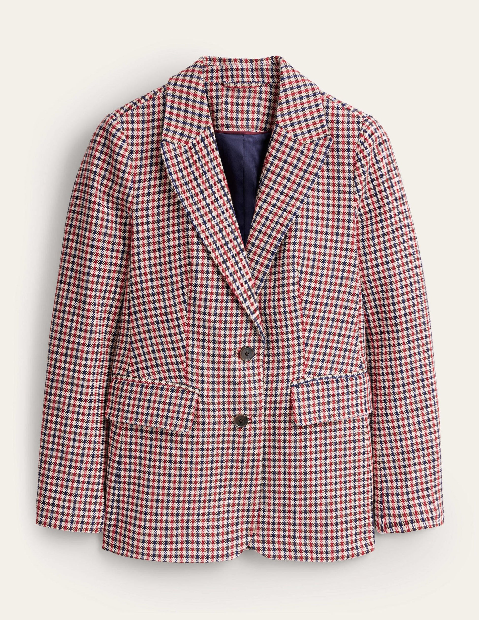 Bloomsbury Interest Blazer-Red, Navy, Camel Check-6