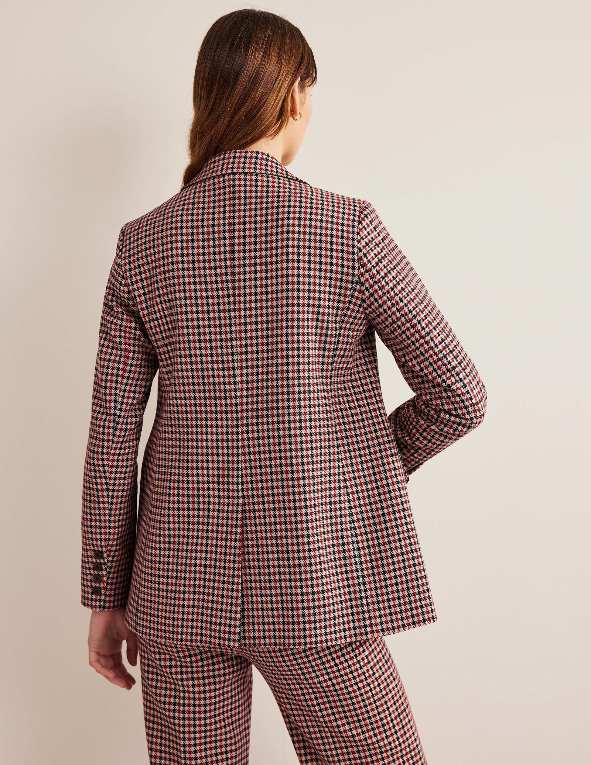 Bloomsbury Interest Blazer-Red, Navy, Camel Check-3
