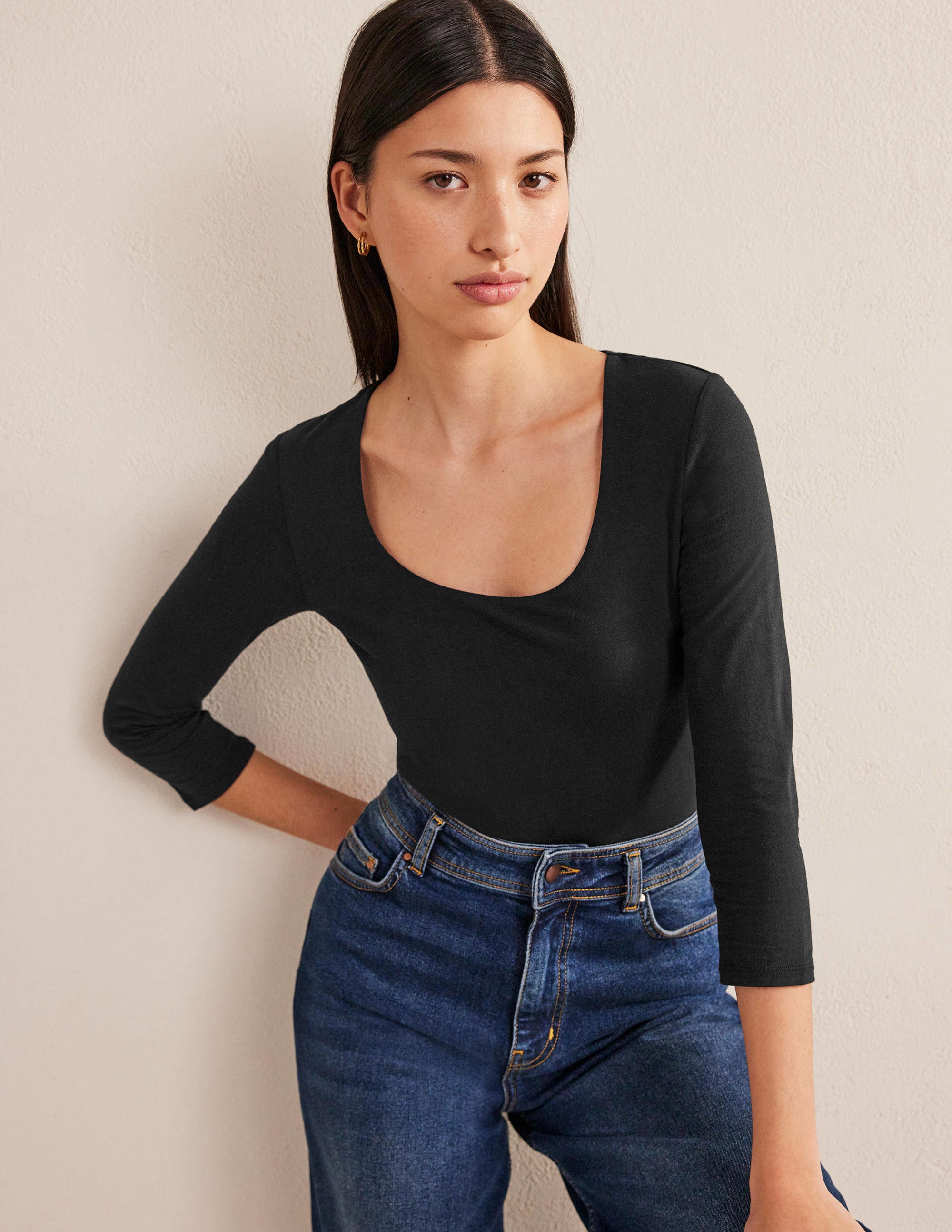 Double Layer Front Top-Black - Image 1