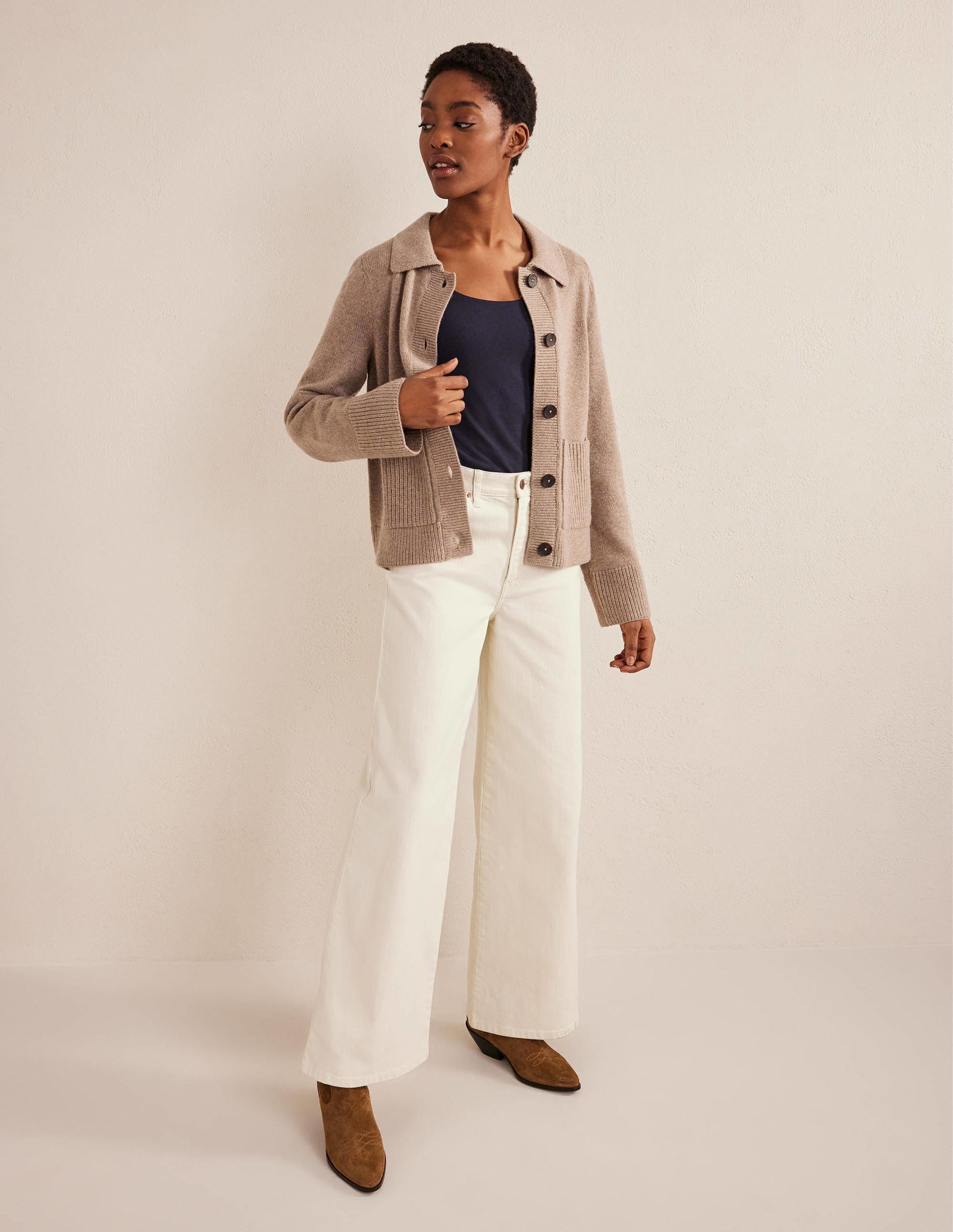 Double Layer Front Top-Navy - Image 5