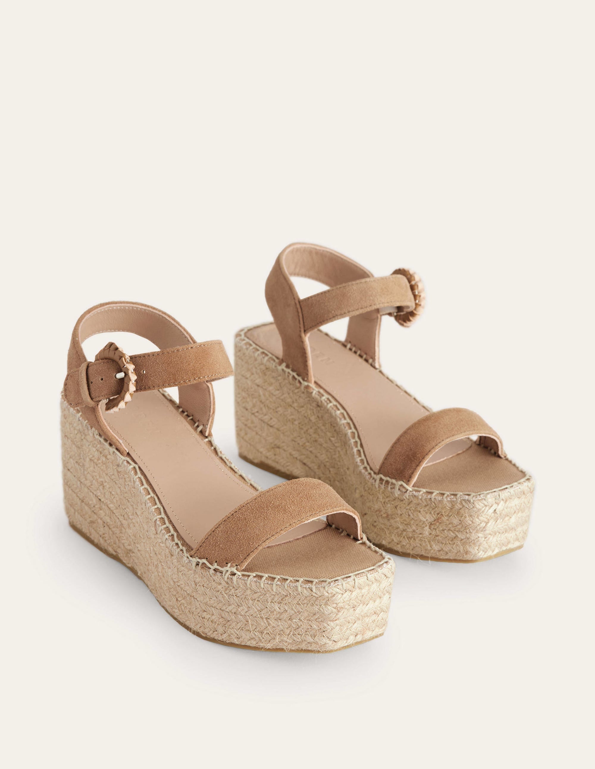 Espadrille Wedges-Acorn Suede - Image 2