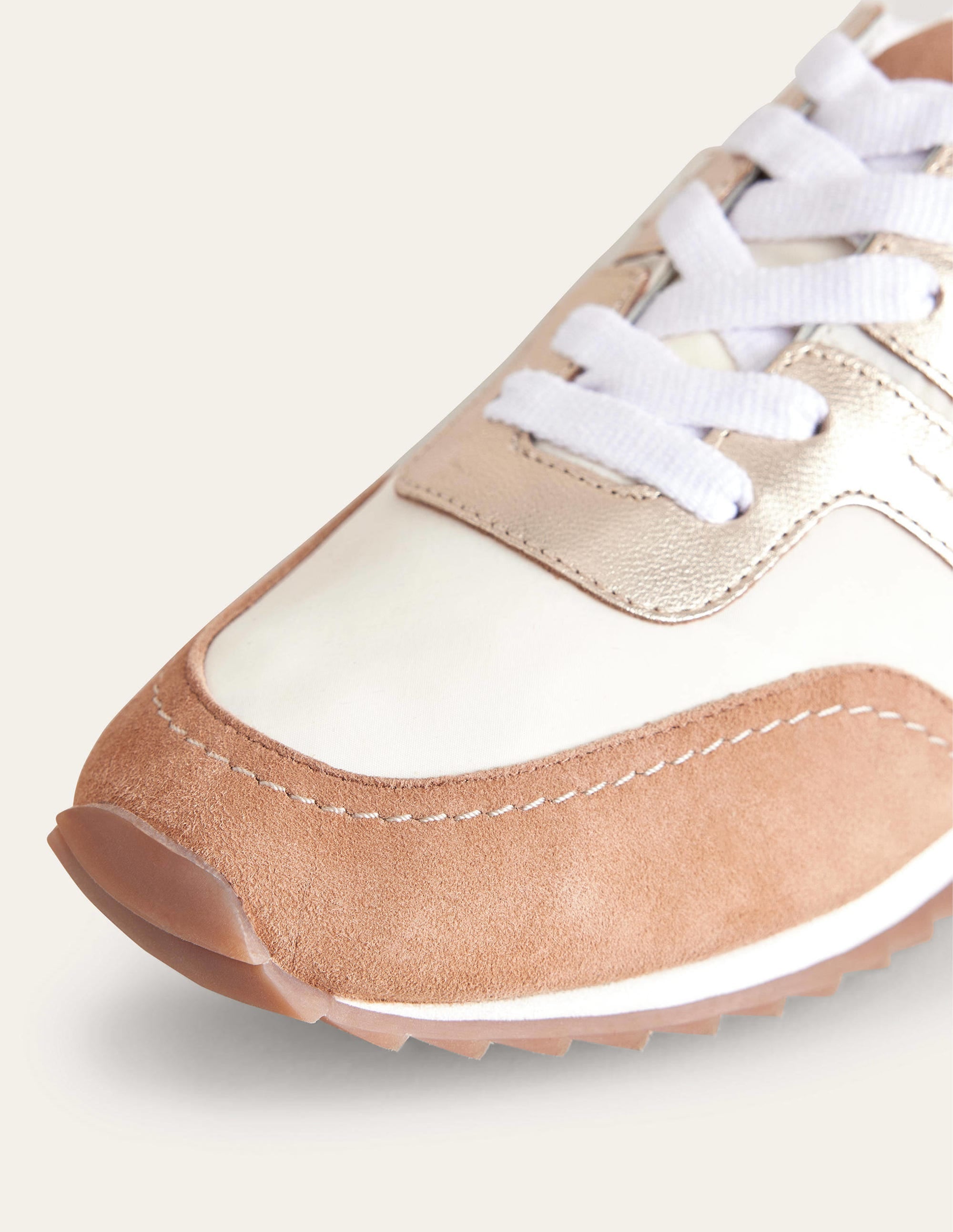 Runner Trainers-Maple Sugar, Gold, - Image 4