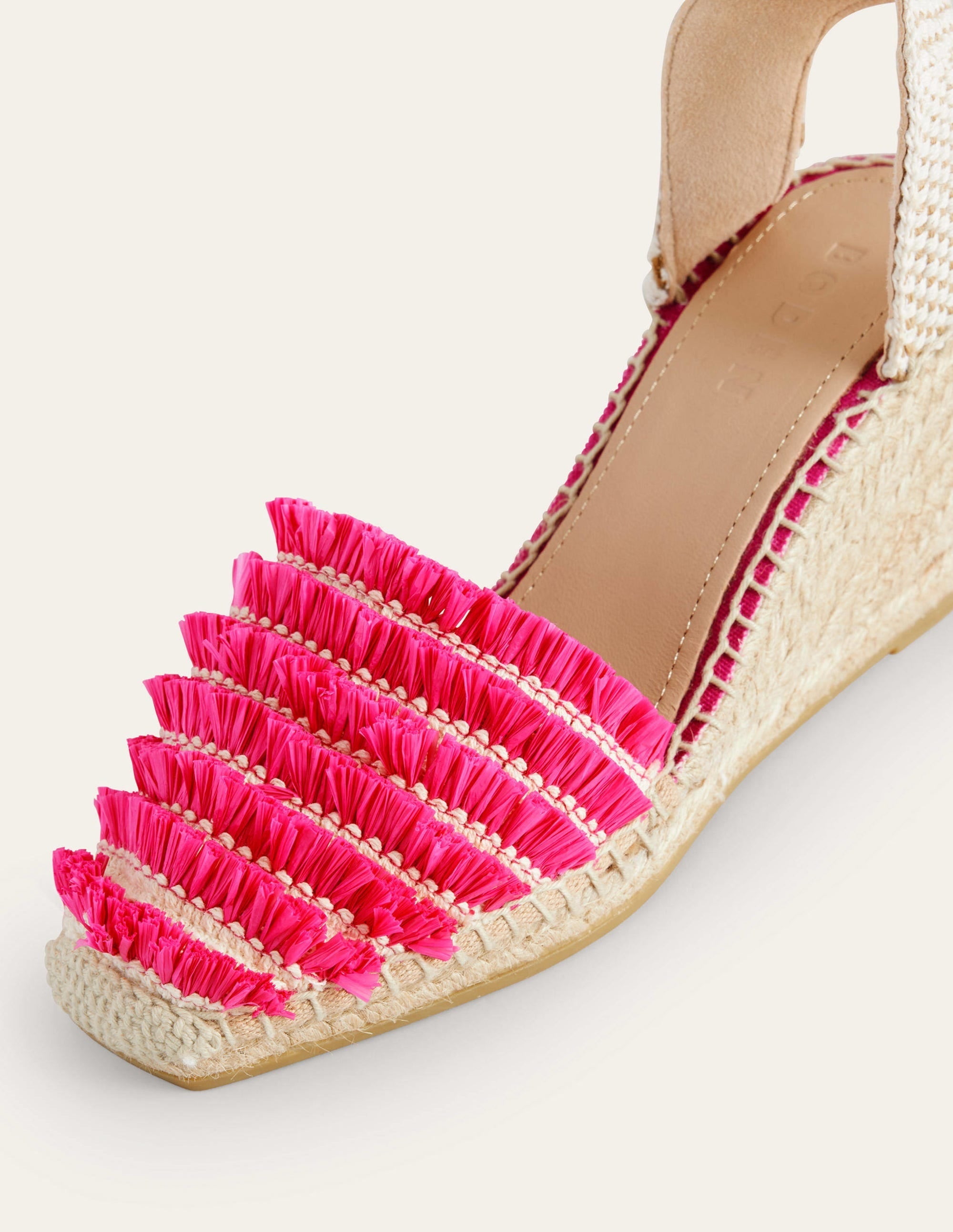 Ankle Tie Wedge Espadrille-Festival Pink - Image 3