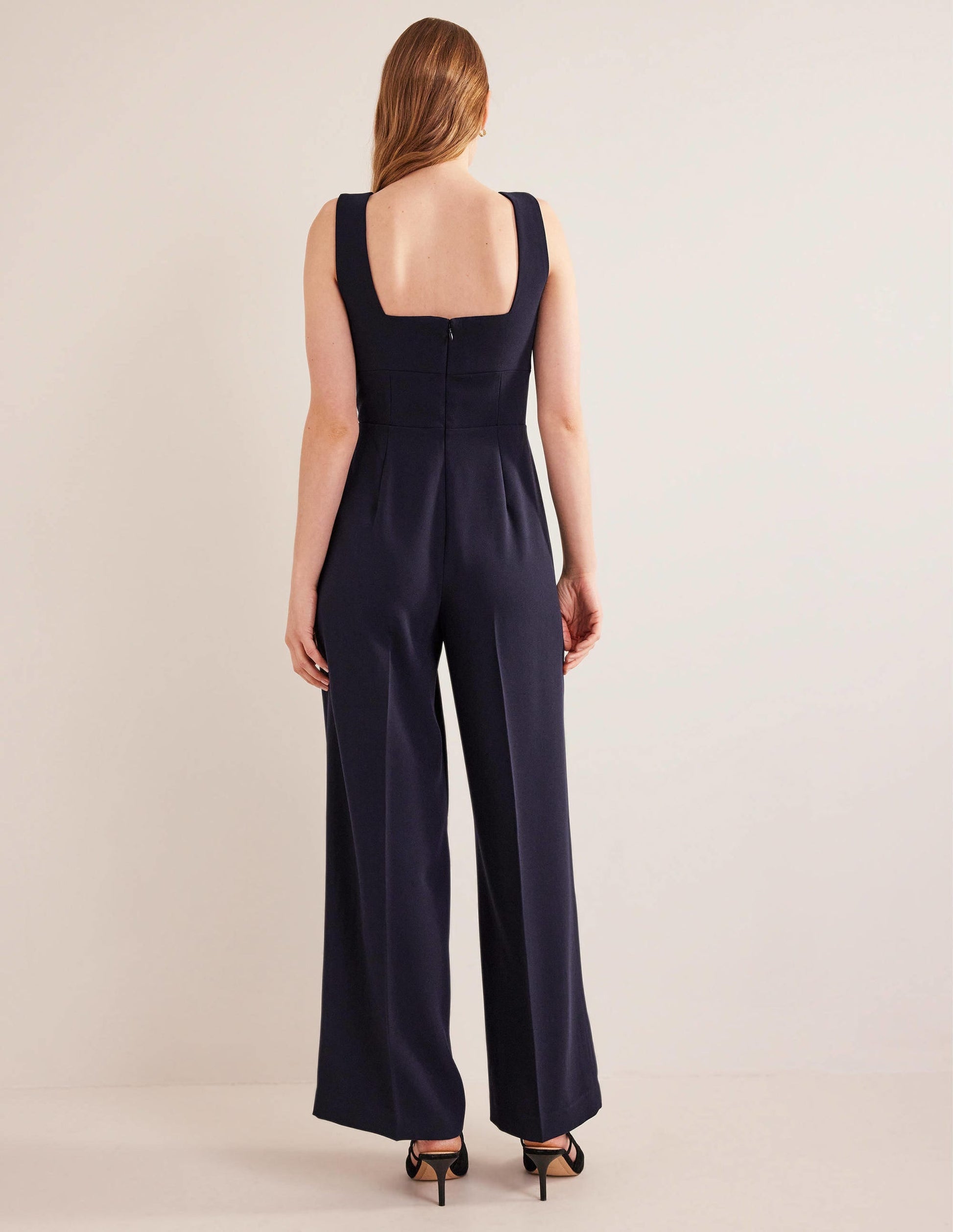 Sweetheart Wideleg Jumpsuit-Navy-3