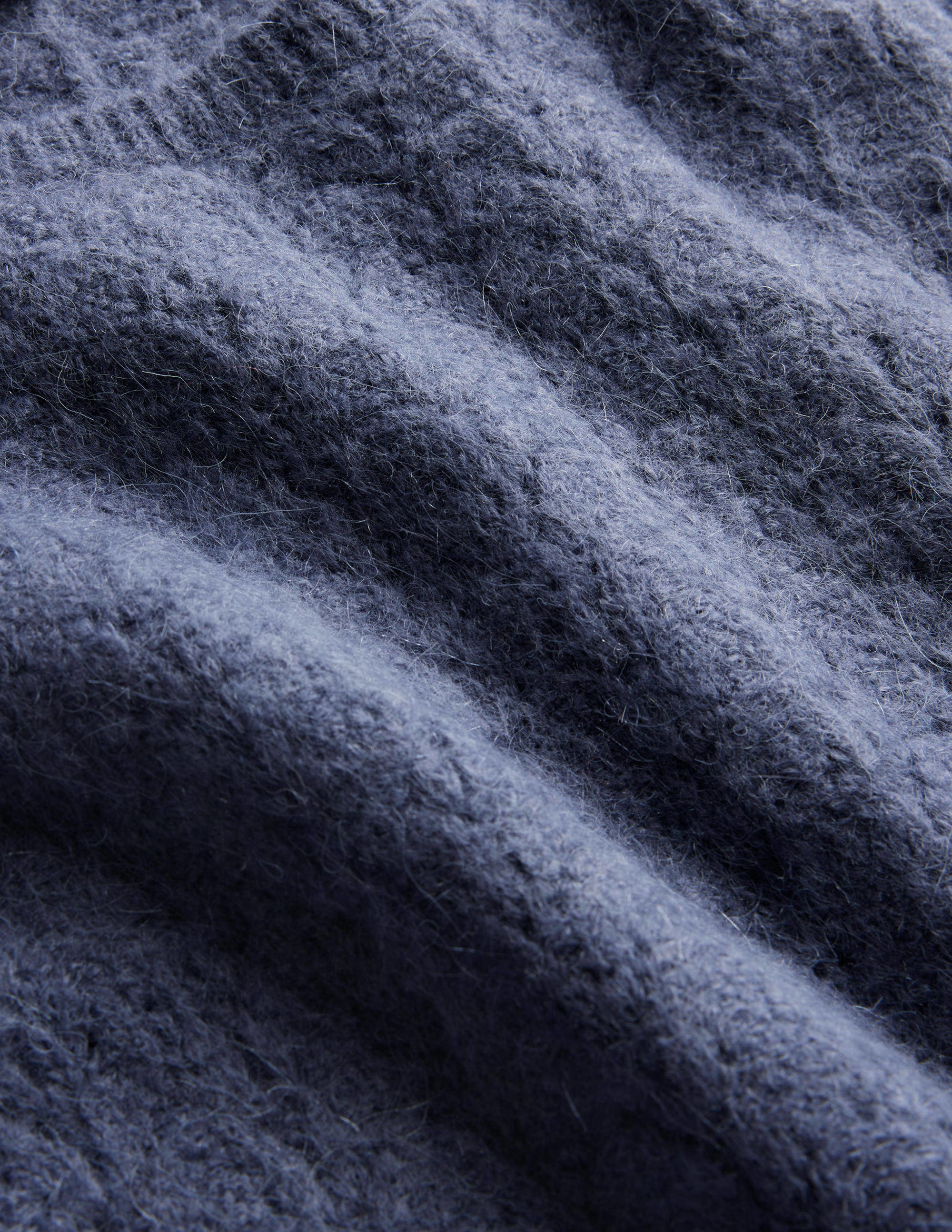 Fluffy Pointelle Jumper-Nightshadow Blue - Image 6