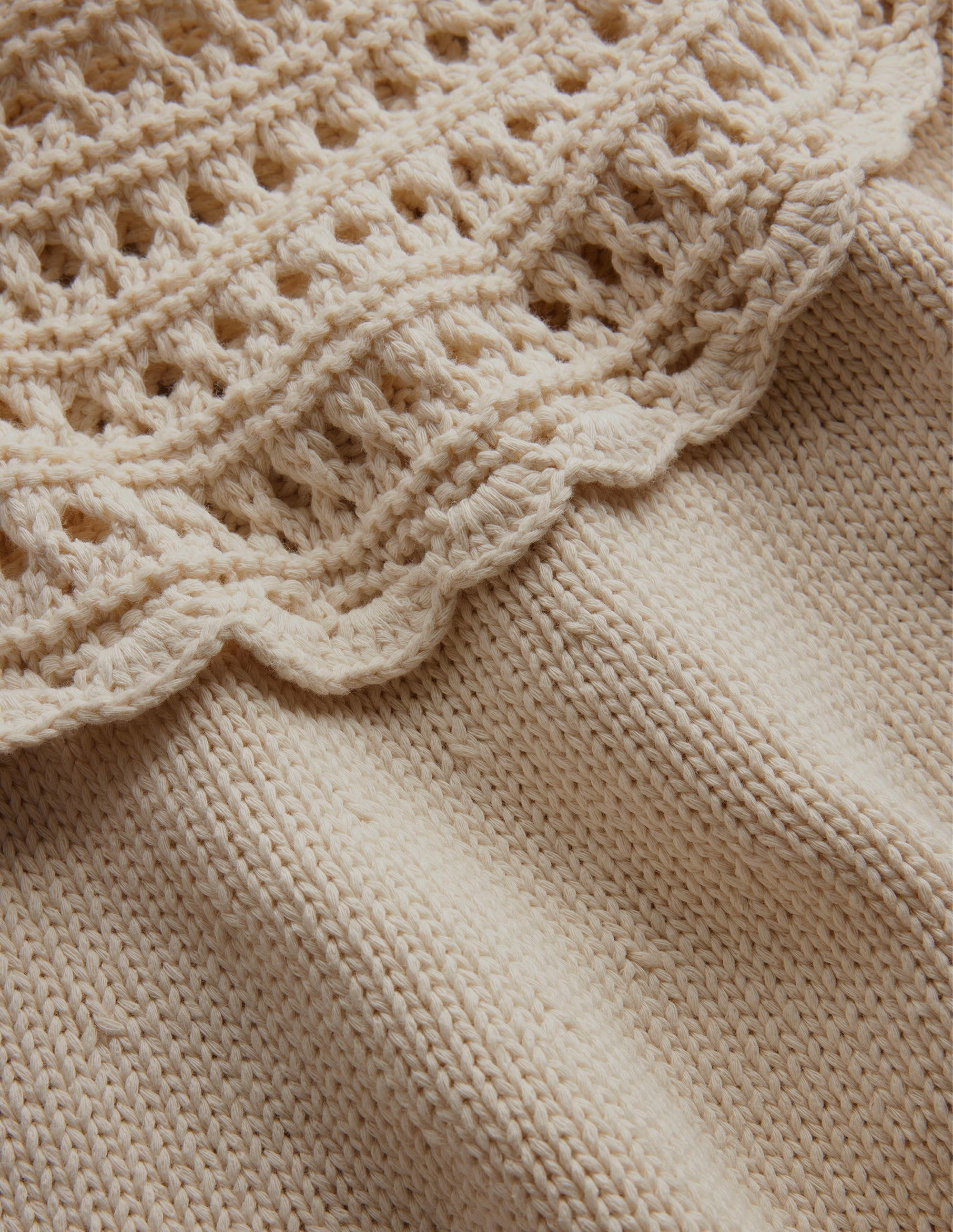 Crochet Yoke Jumper-Shearling - Image 6