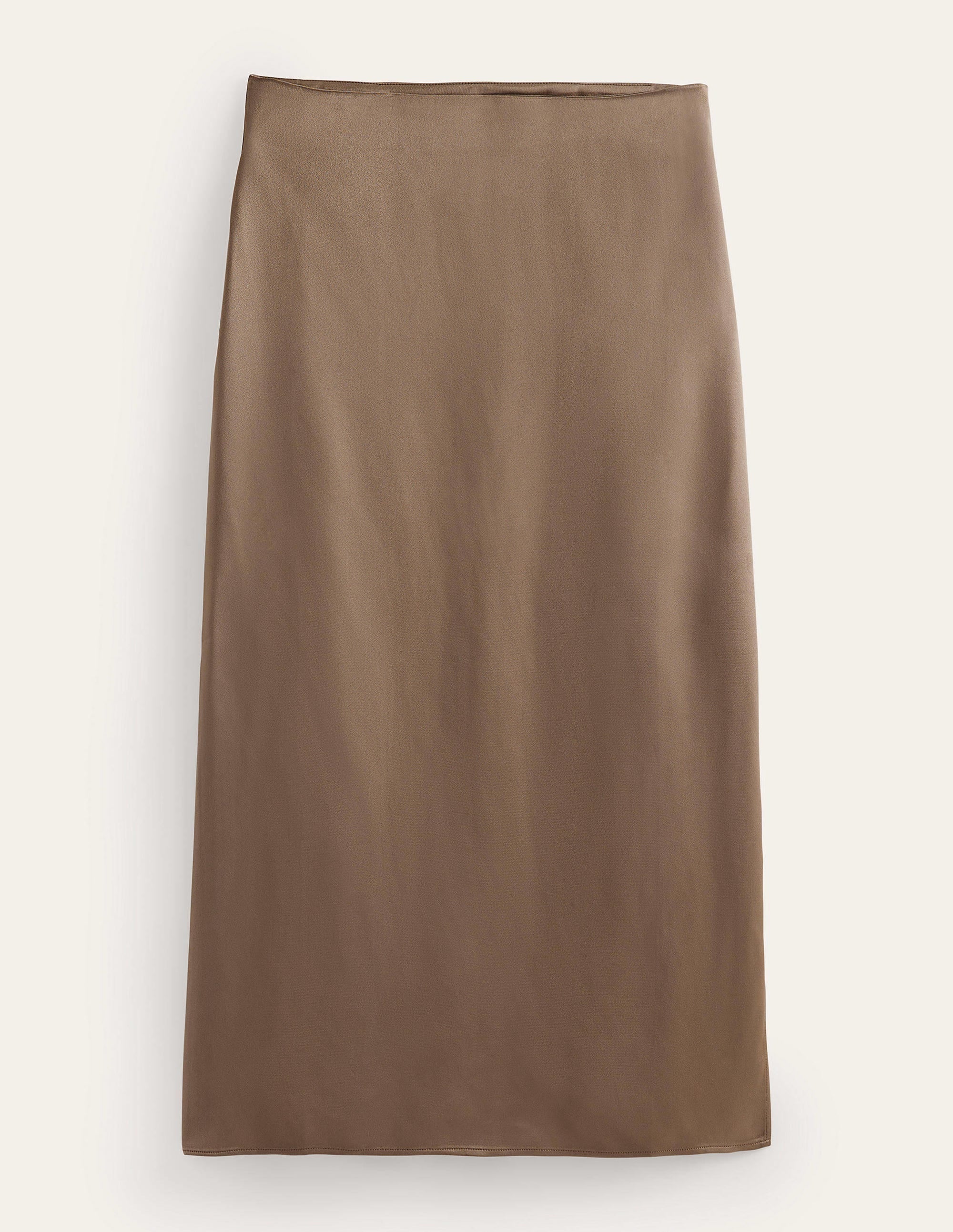 Satin Column Skirt-Morel - Image 6