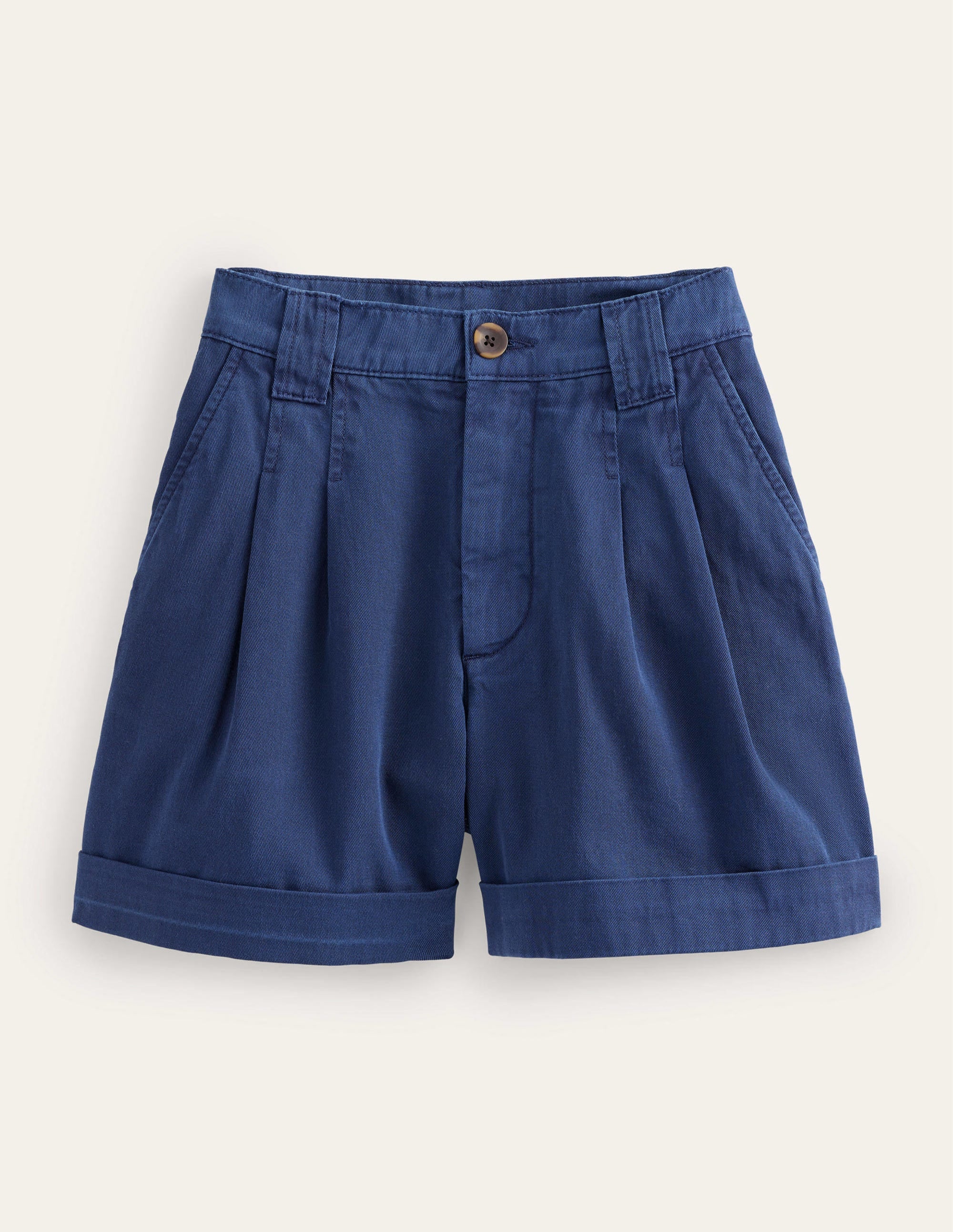 Casual Cotton Shorts-Night Blue - Image 5