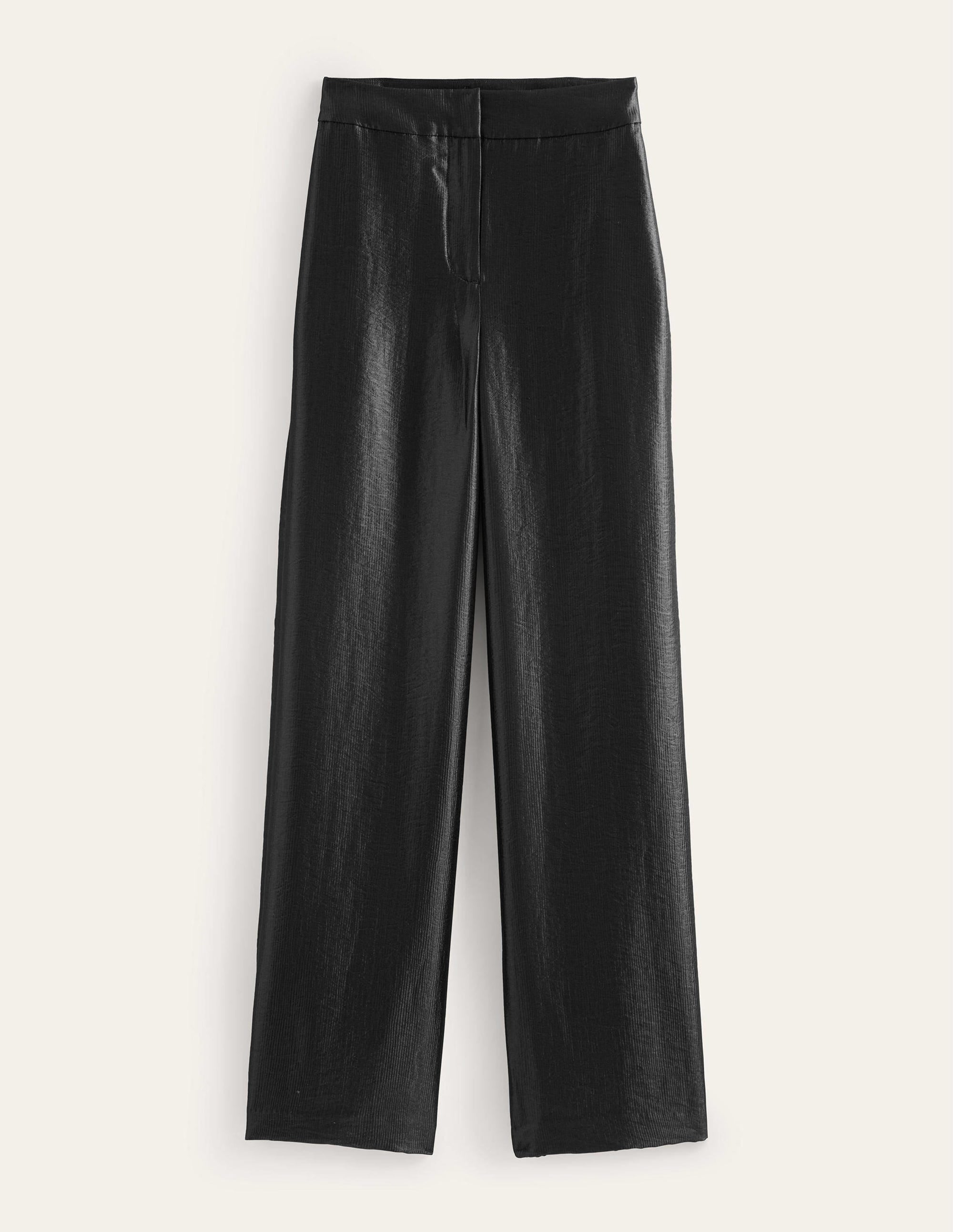 High Rise Palazzo Trousers-Black - Image 5