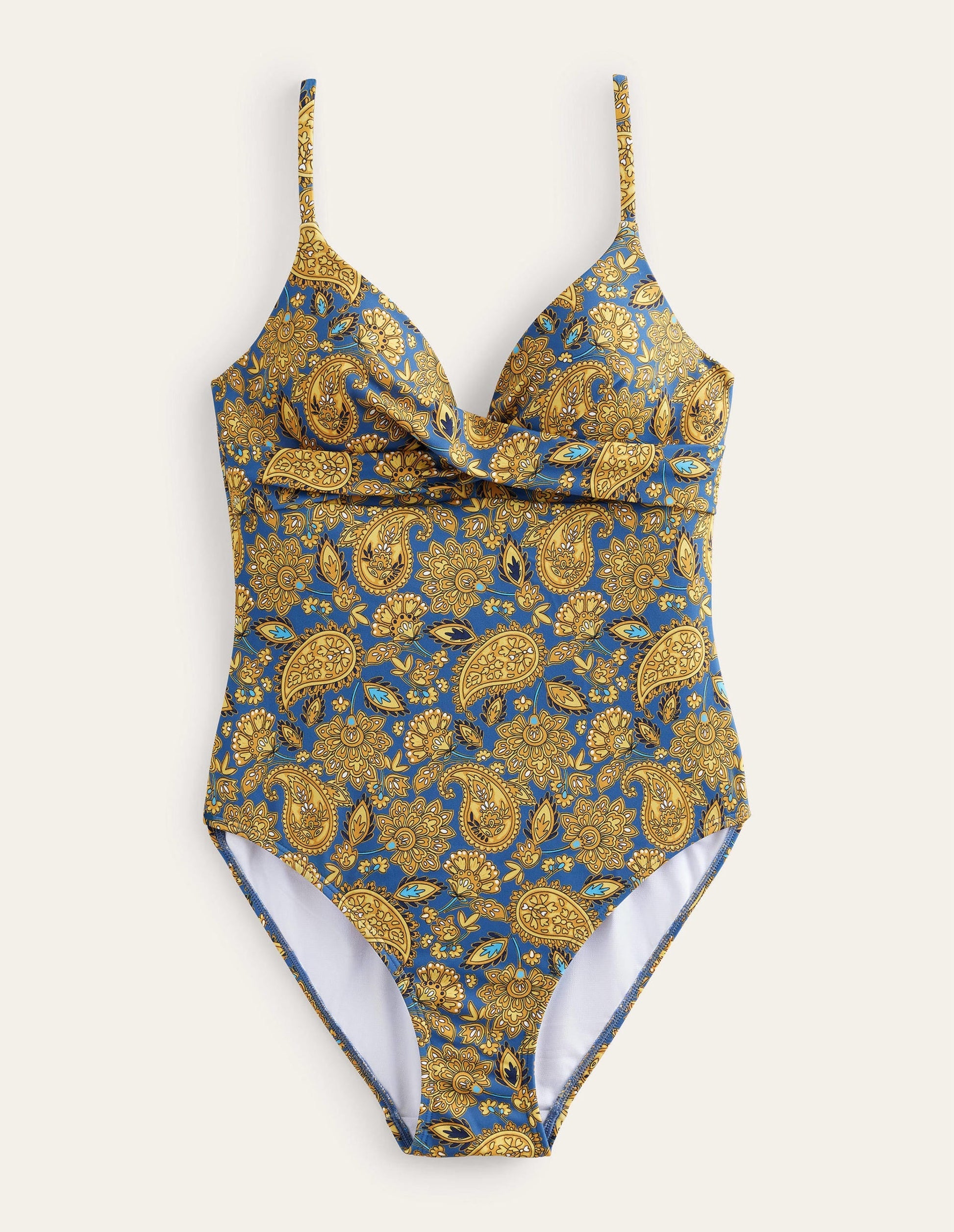 Capri Cup-size Swimsuit-Harvest Gold, Paisley Terrace-7