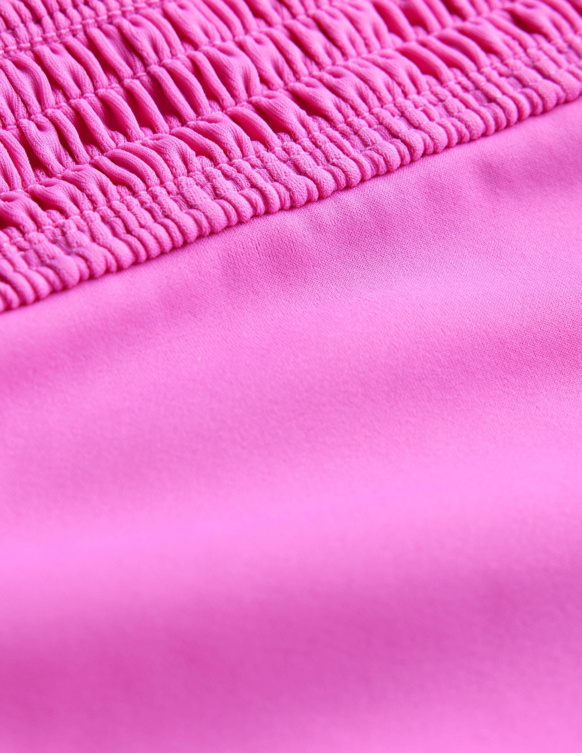 Milos Smocked Bikini Bottoms-Amazing Pink - Image 6