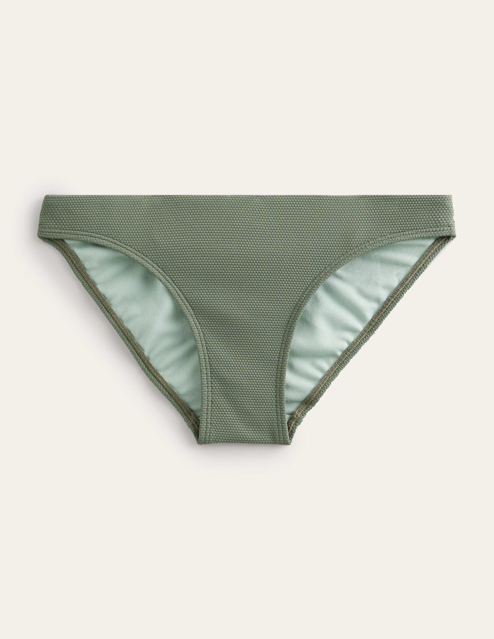 Arezzo Texture Bikini Bottoms-Khaki Texture - Image 5