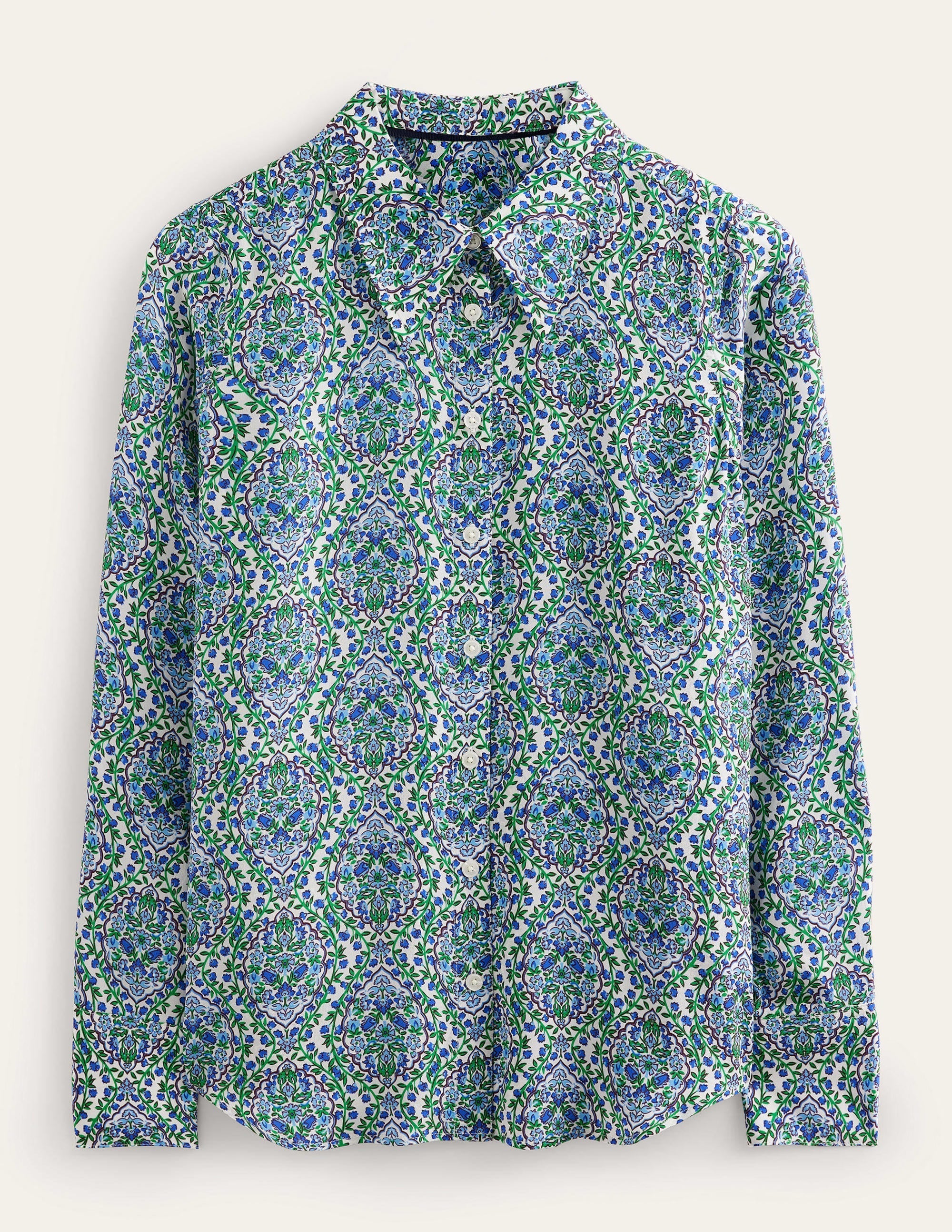 Silk Shirt-Linseed, Vine Terrace - Image 6