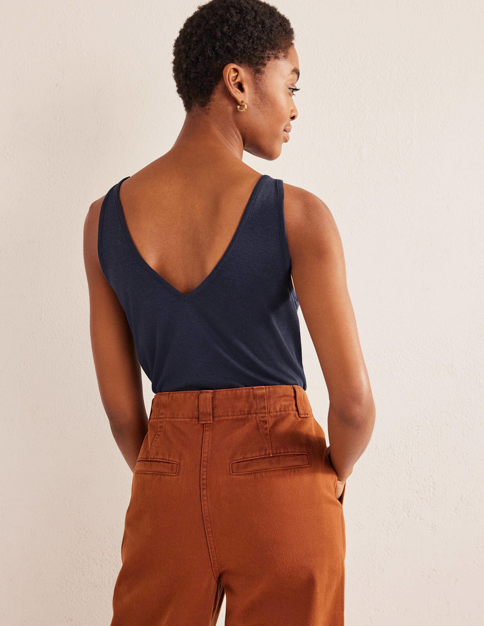 Soft Touch Vest-Navy - Image 3