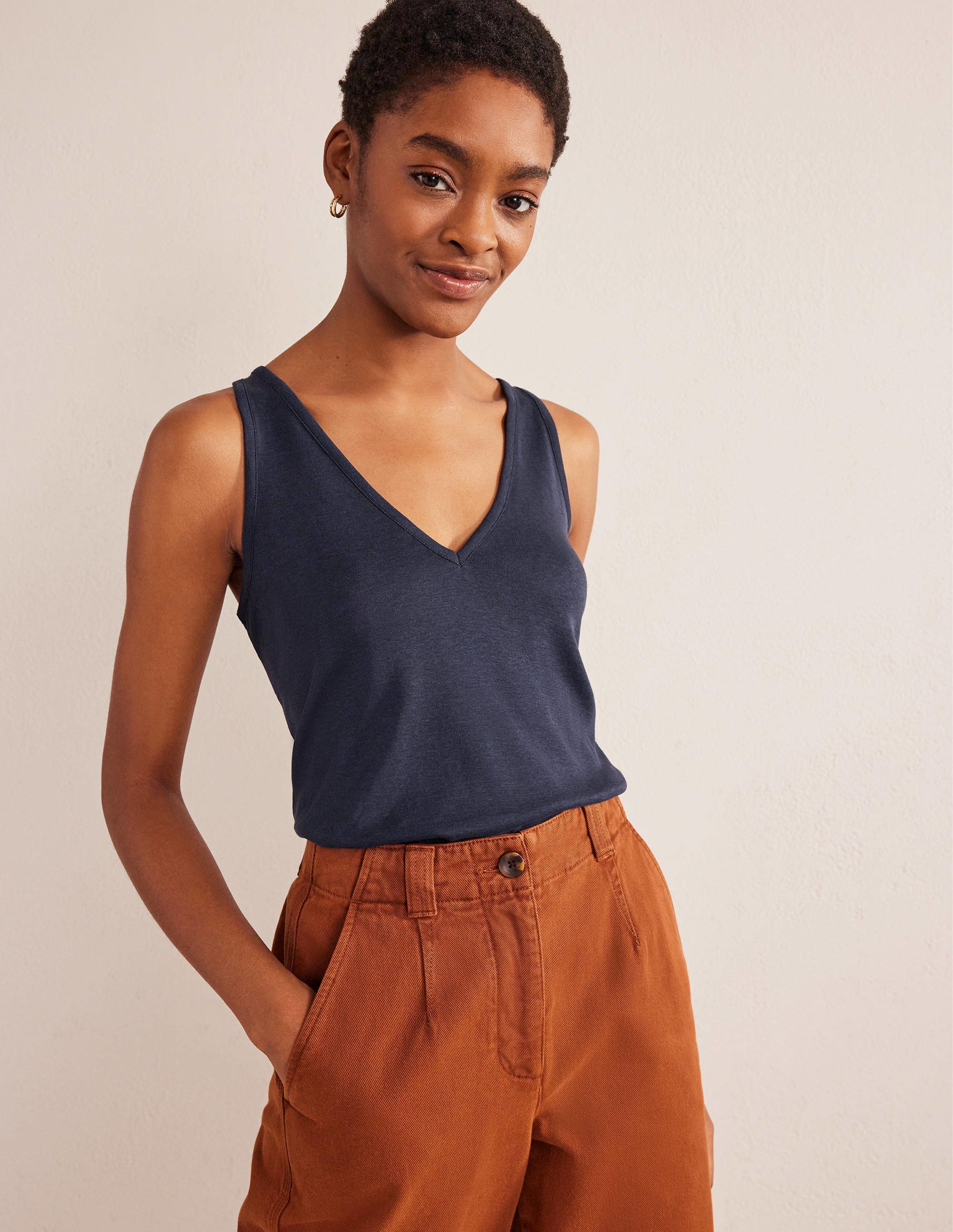 Soft Touch Vest-Navy - Image 4