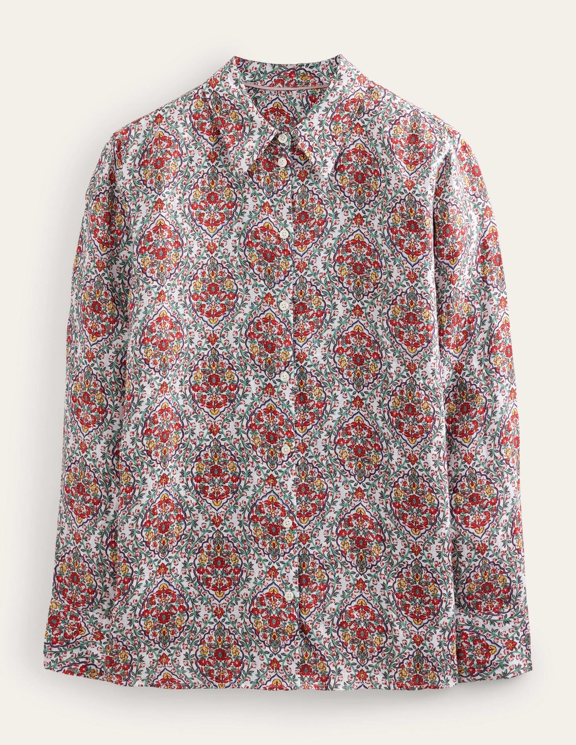 New Linen Shirt-Multi, Vine Terrace - Image 6