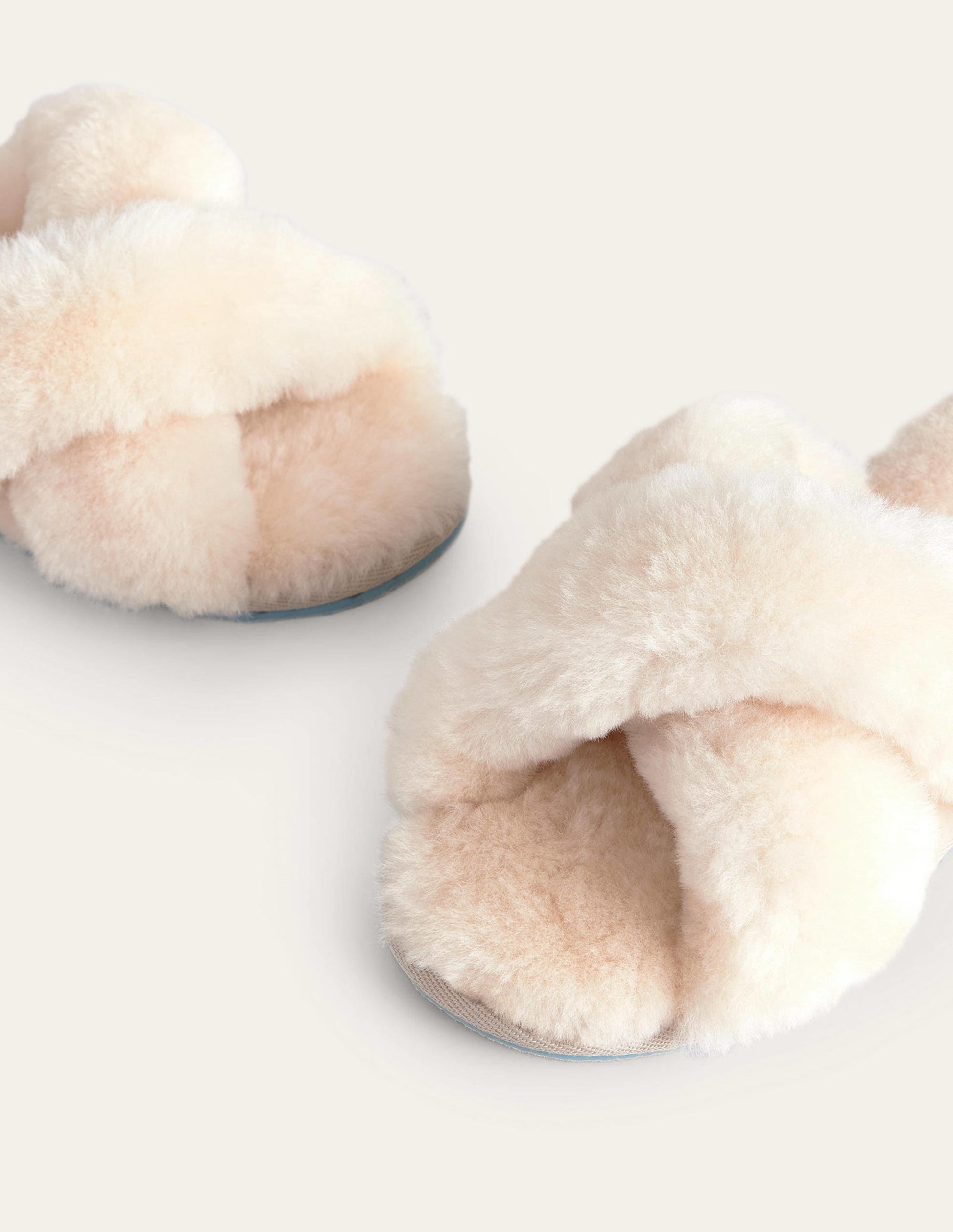 Sheepskin Slippers-Cream-4