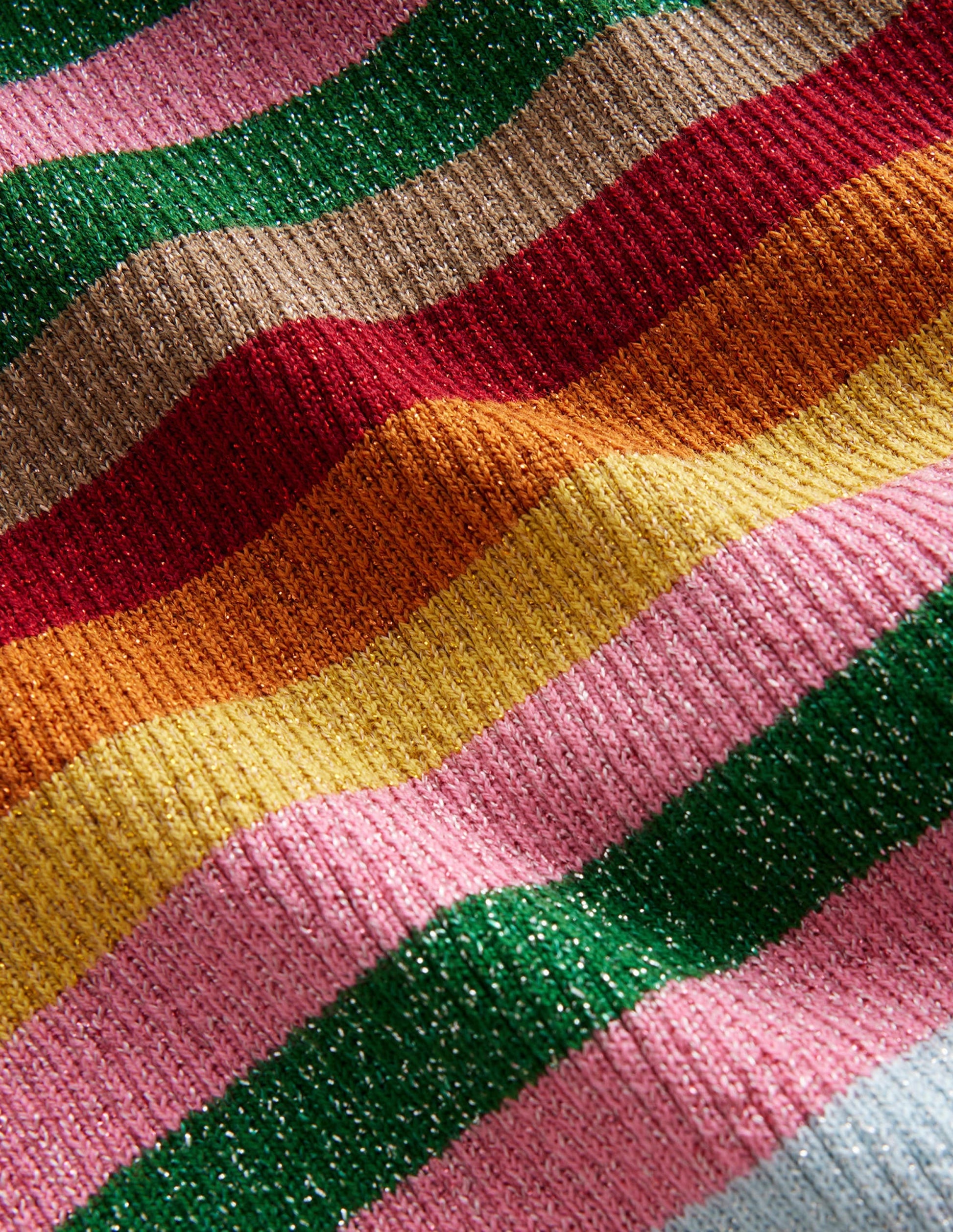 Metallic-Stripe Scarf-Rainbow-3