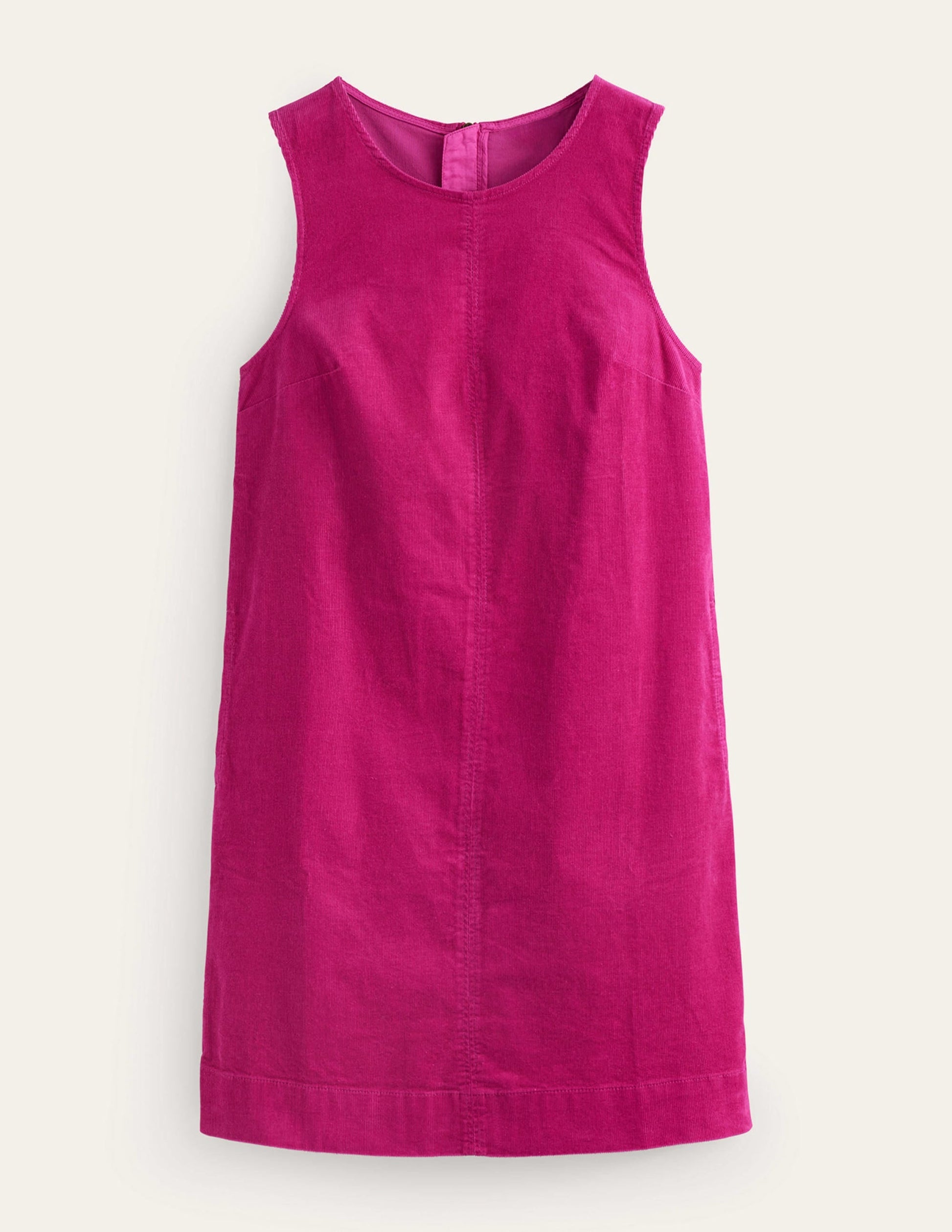 Evie Cord Shift Dress-Magenta-5