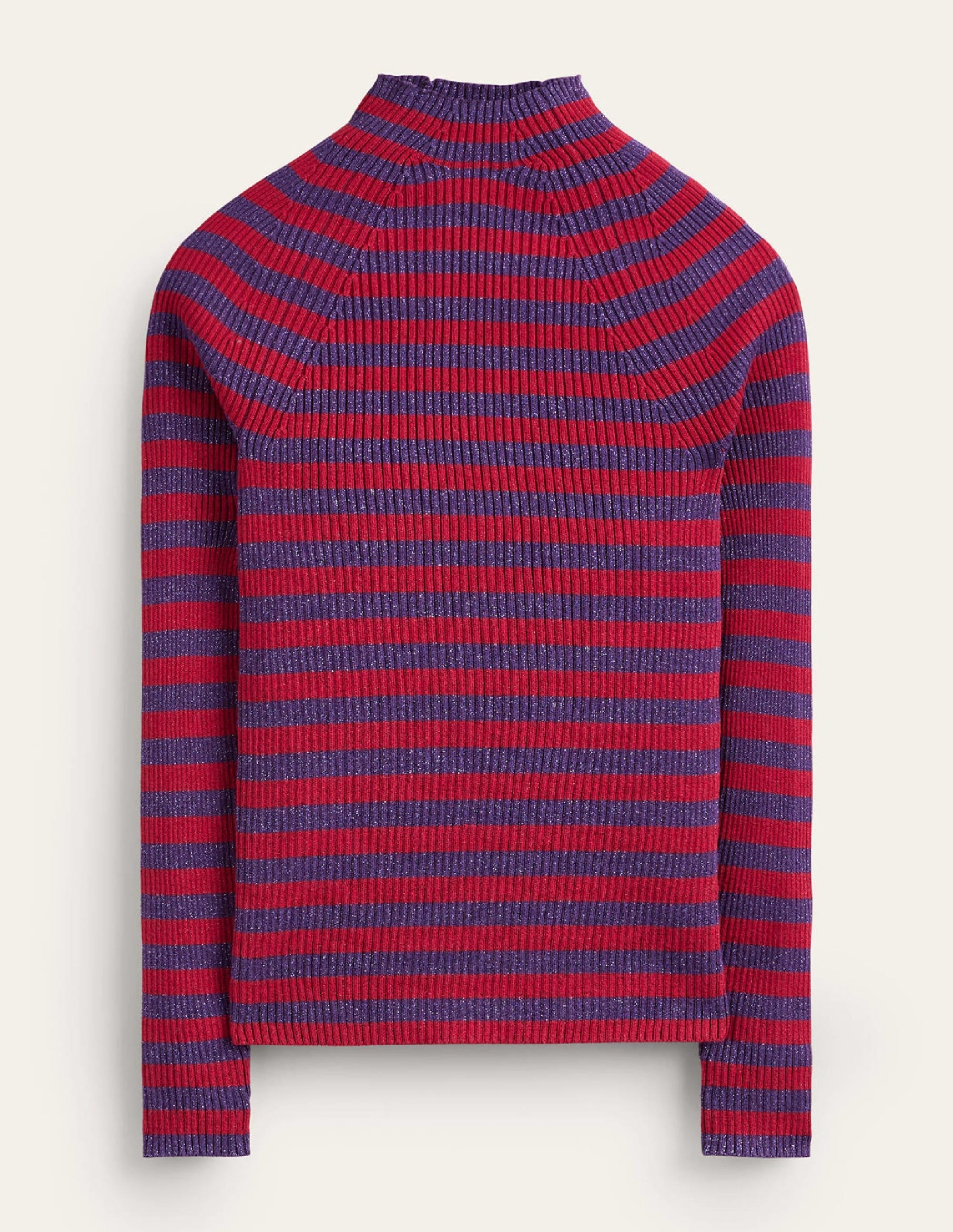 Matilda Sparkle Jumper-Rich Violet and Dark Red - Image 5