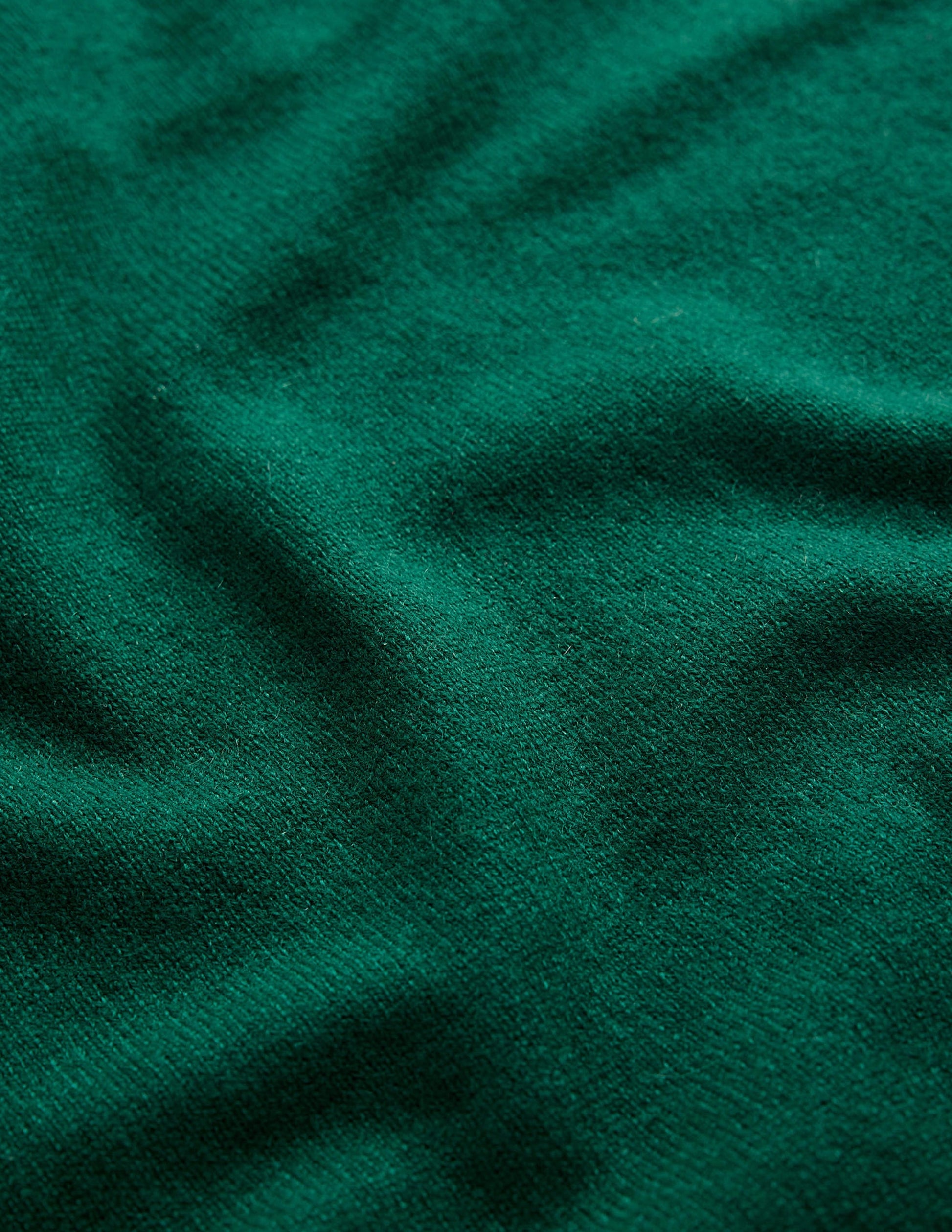 Eva Cashmere Crew Neck Jumper-Deep Forest-8