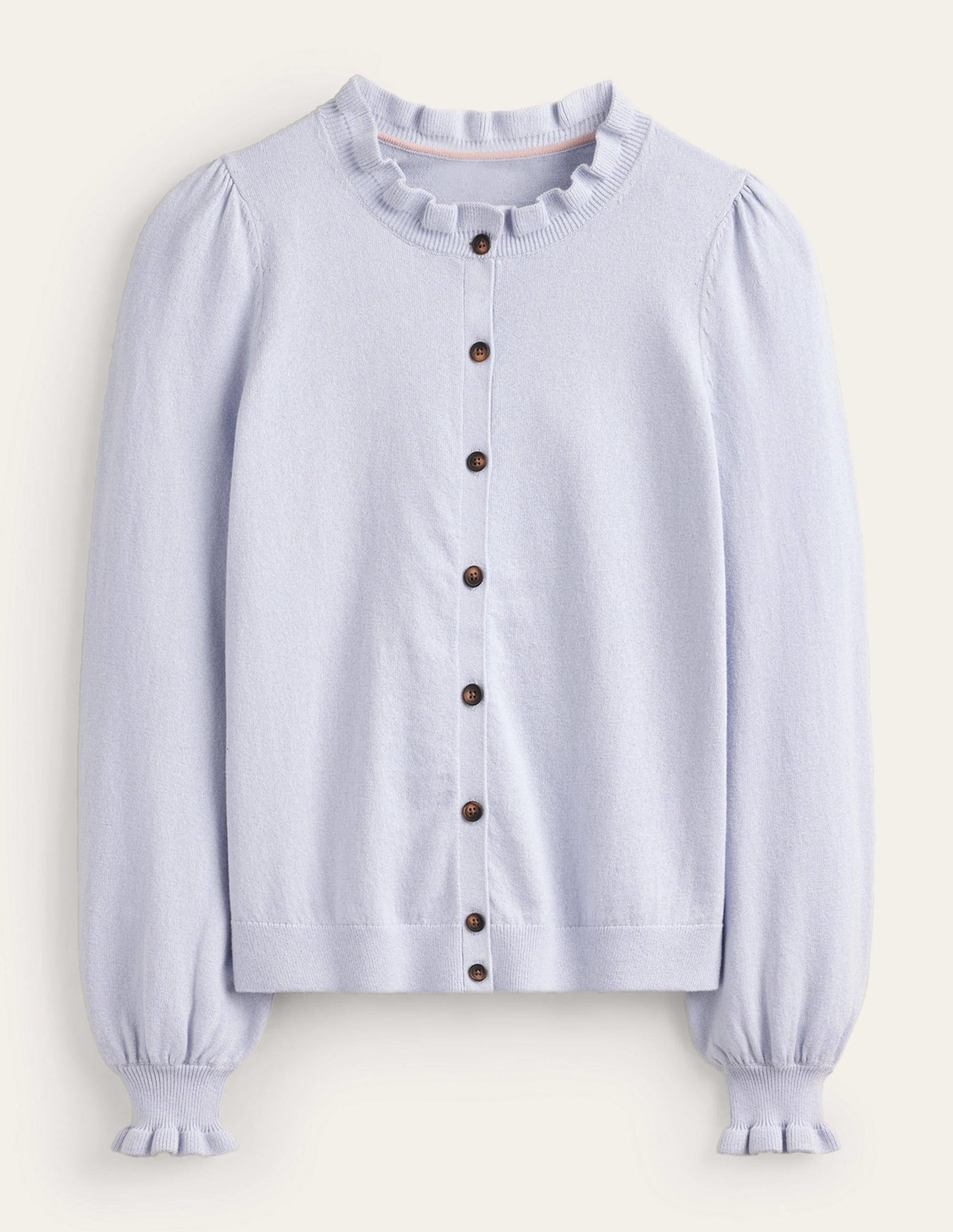 Ruffle-Neck Cardigan-Opal-5