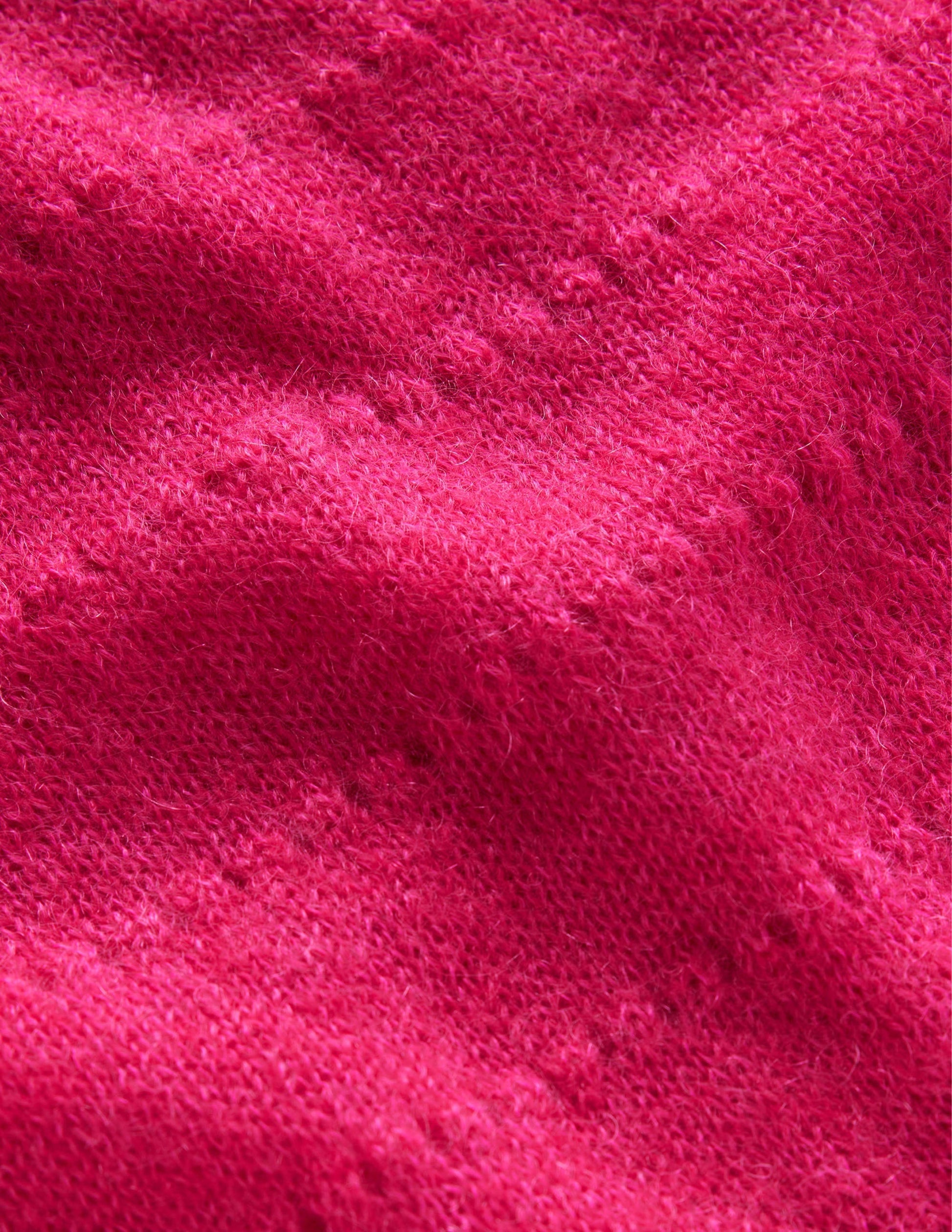 Fluffy Textured Jumper-Vibrant Pink-6