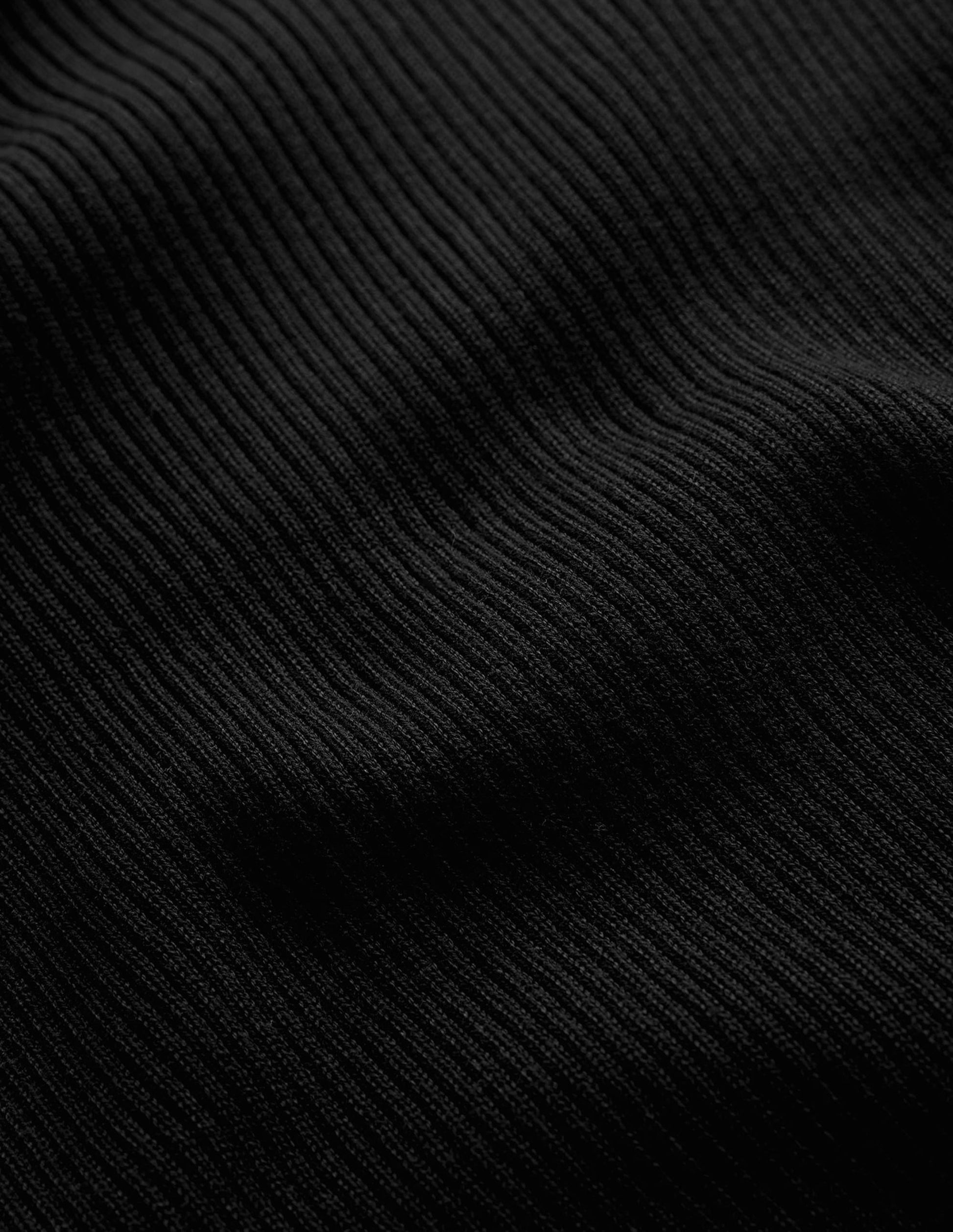 Ribbed Cotton Jumper-Black-6