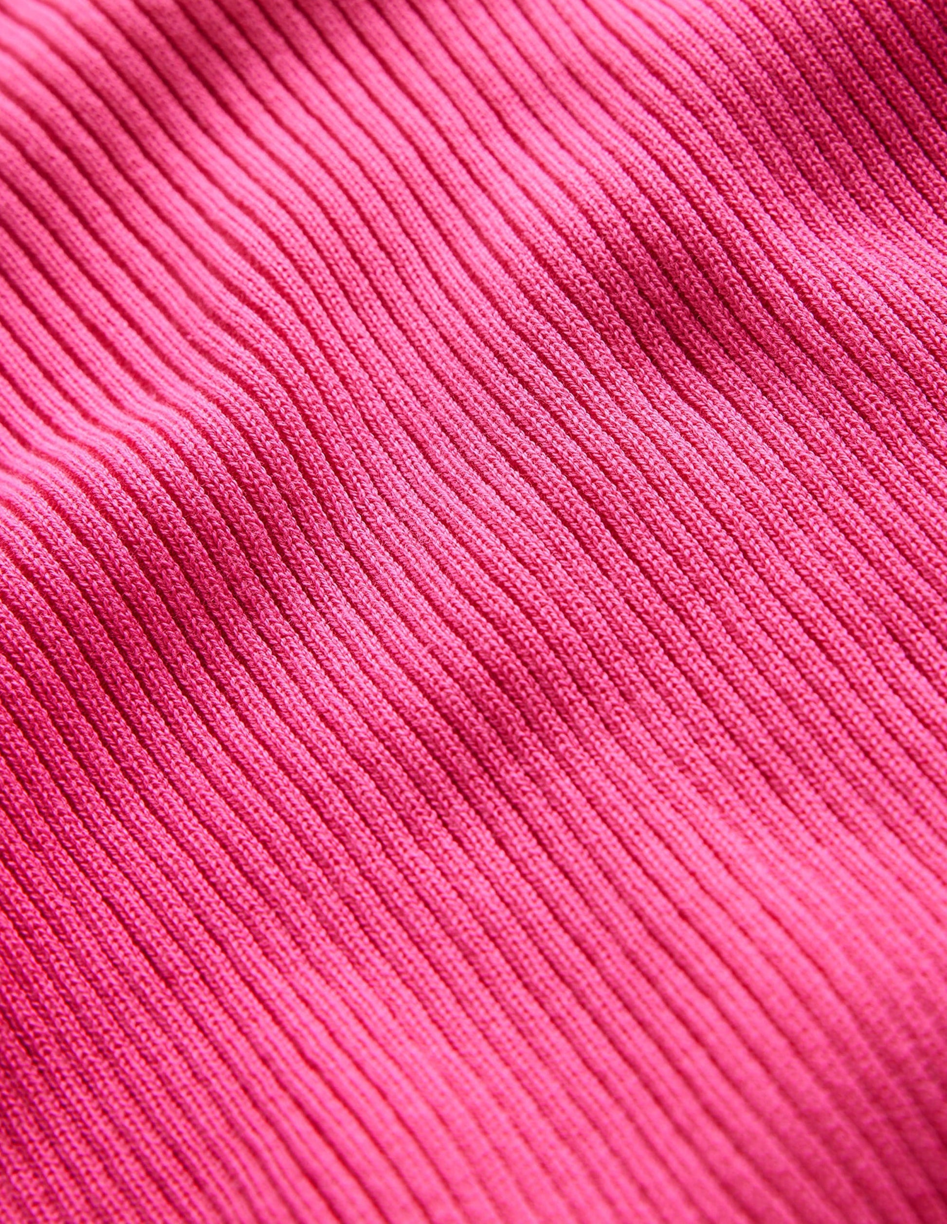 Ribbed Cotton Jumper-Pink-6