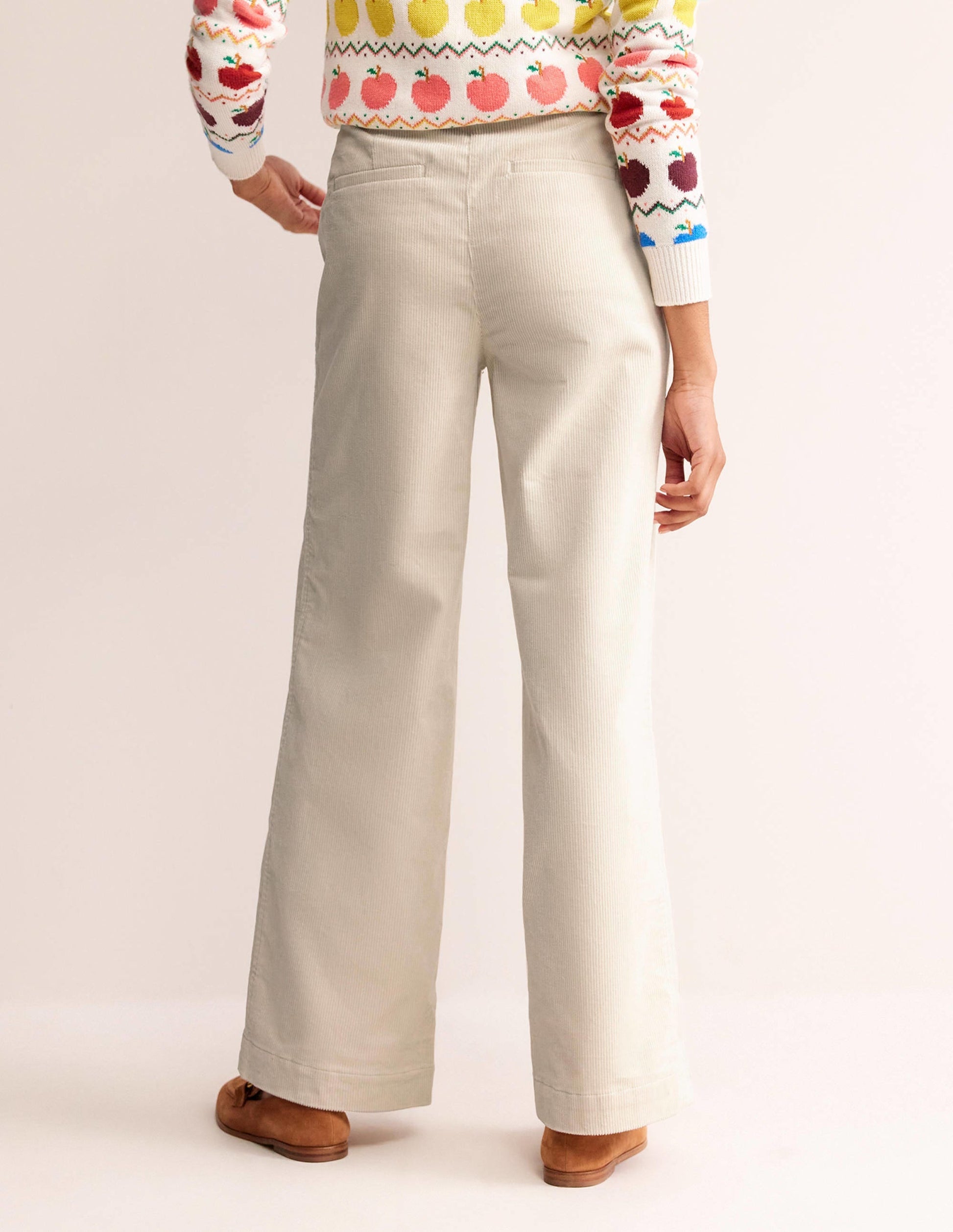 Westbourne Corduroy Trousers-Vanilla-3