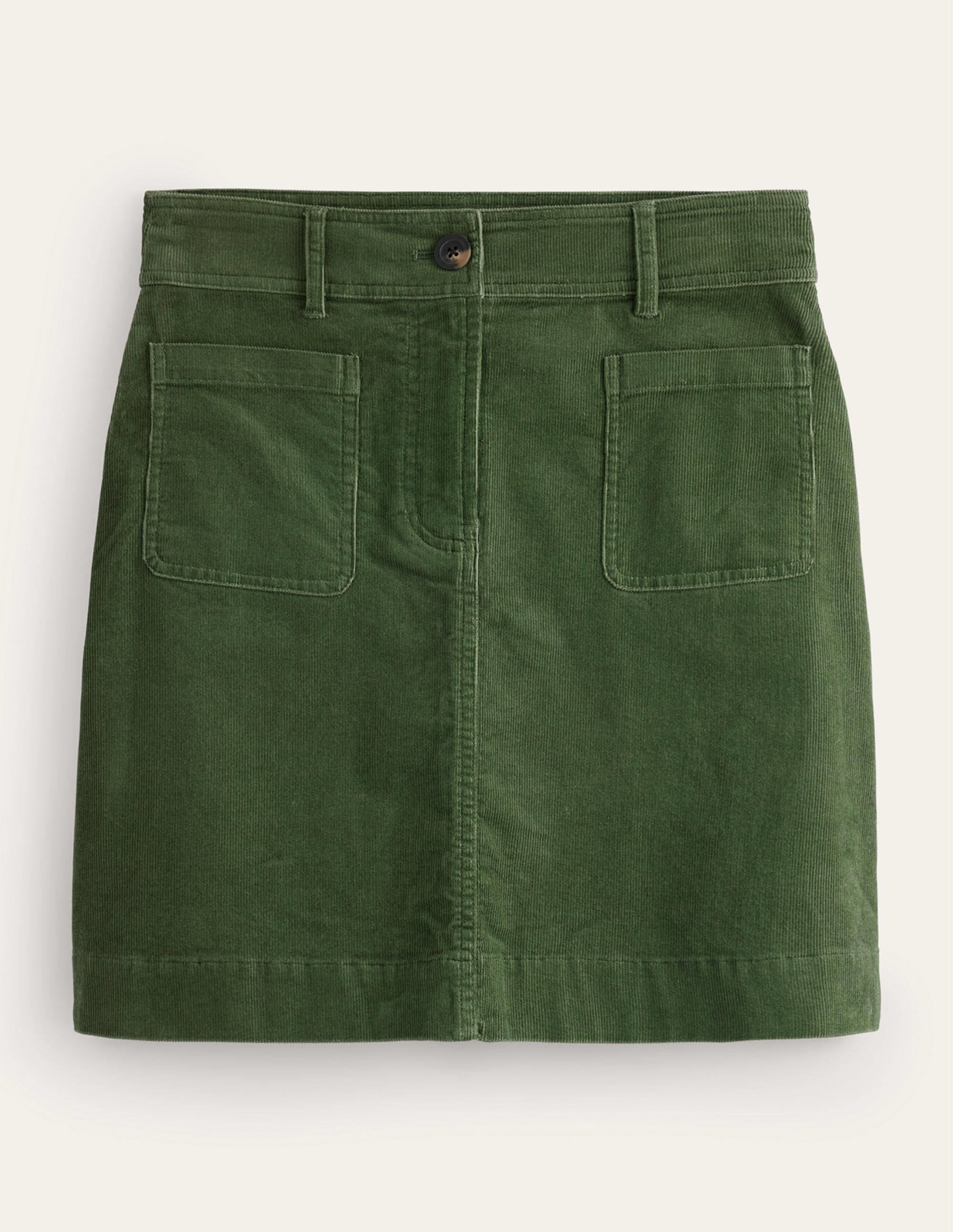 Estella Cord Skirt-Winter Green - Image 5