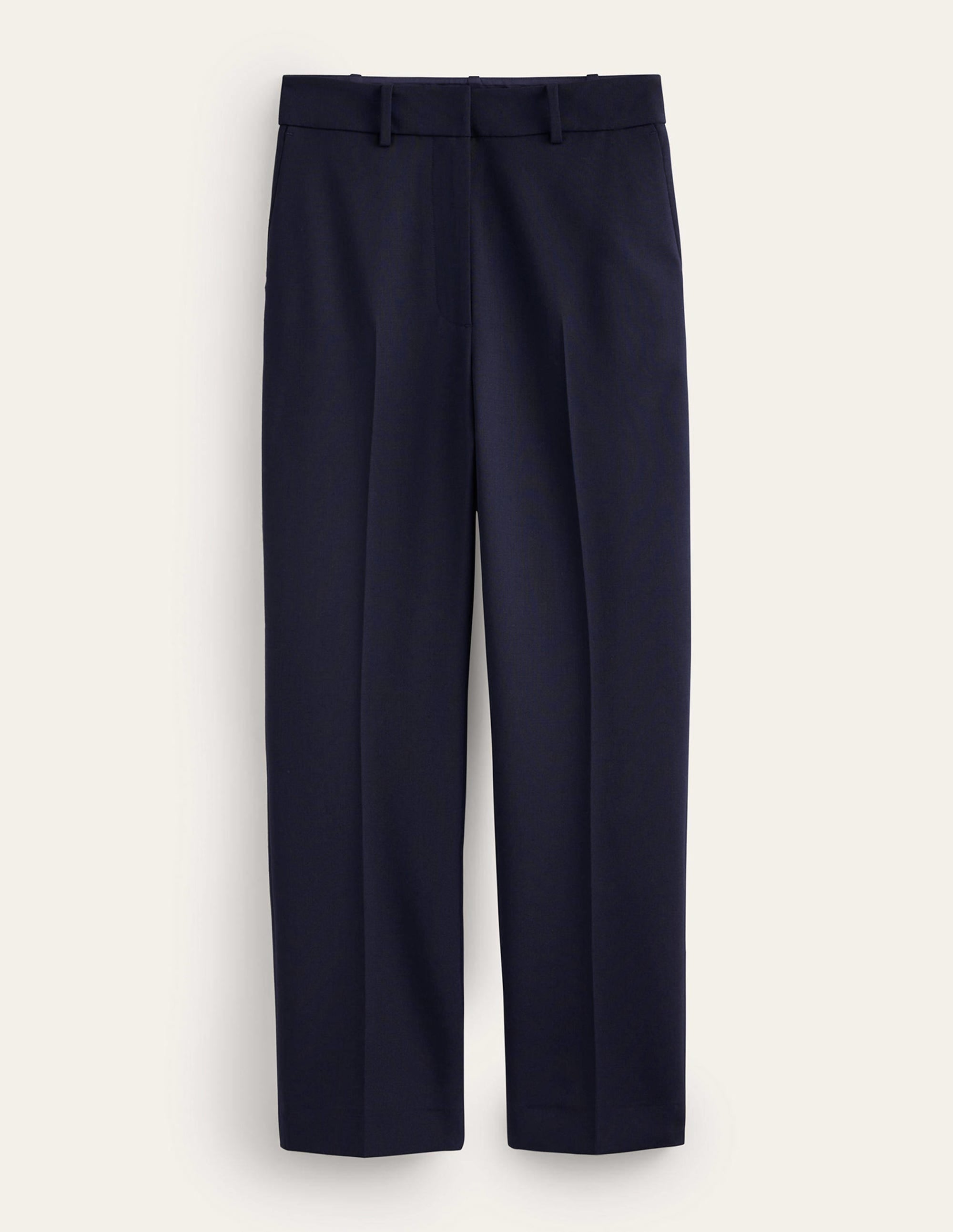 Kew Wool-Twill Trousers-Navy - Image 5