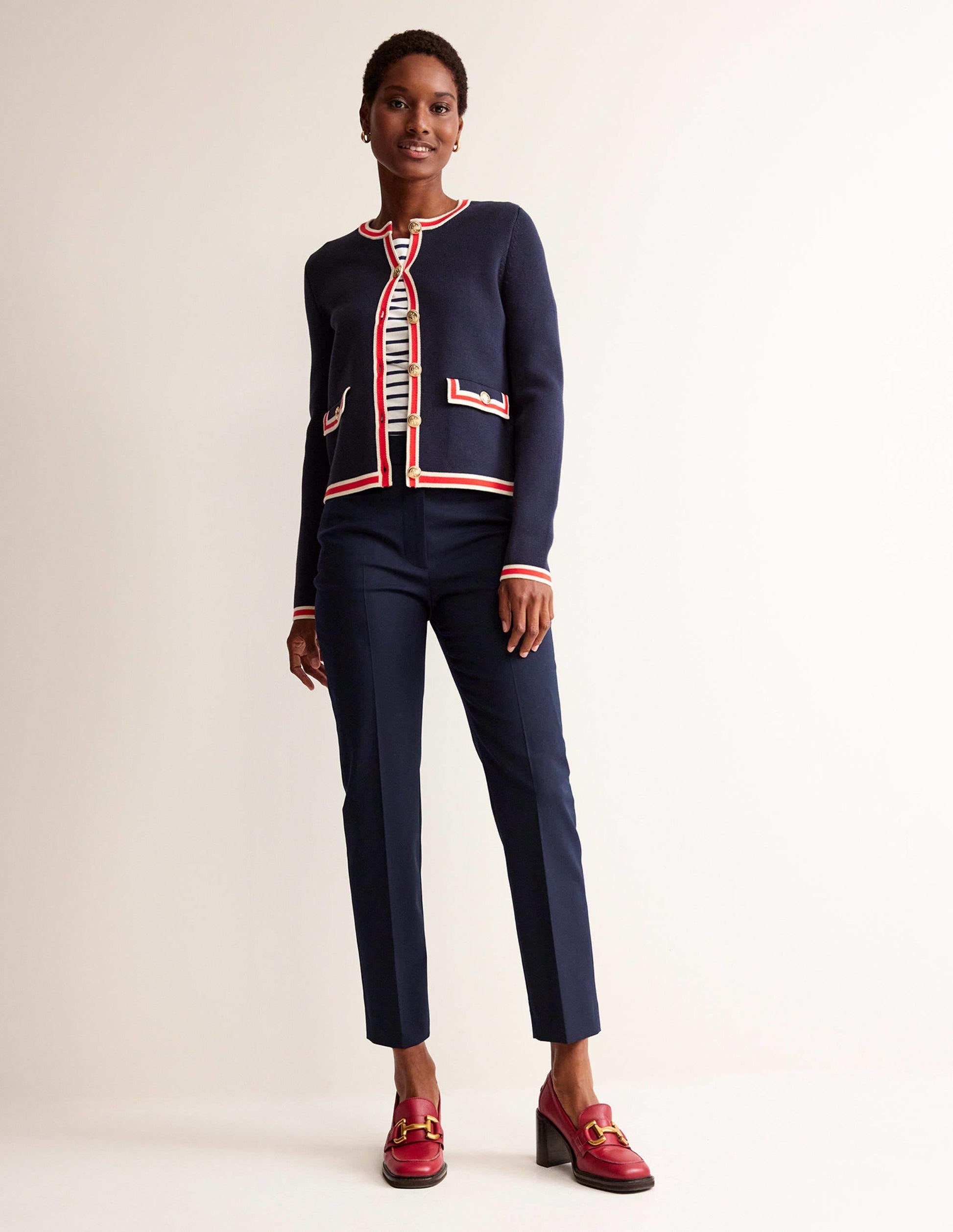 Kew Wool-Twill Trousers-Navy-1