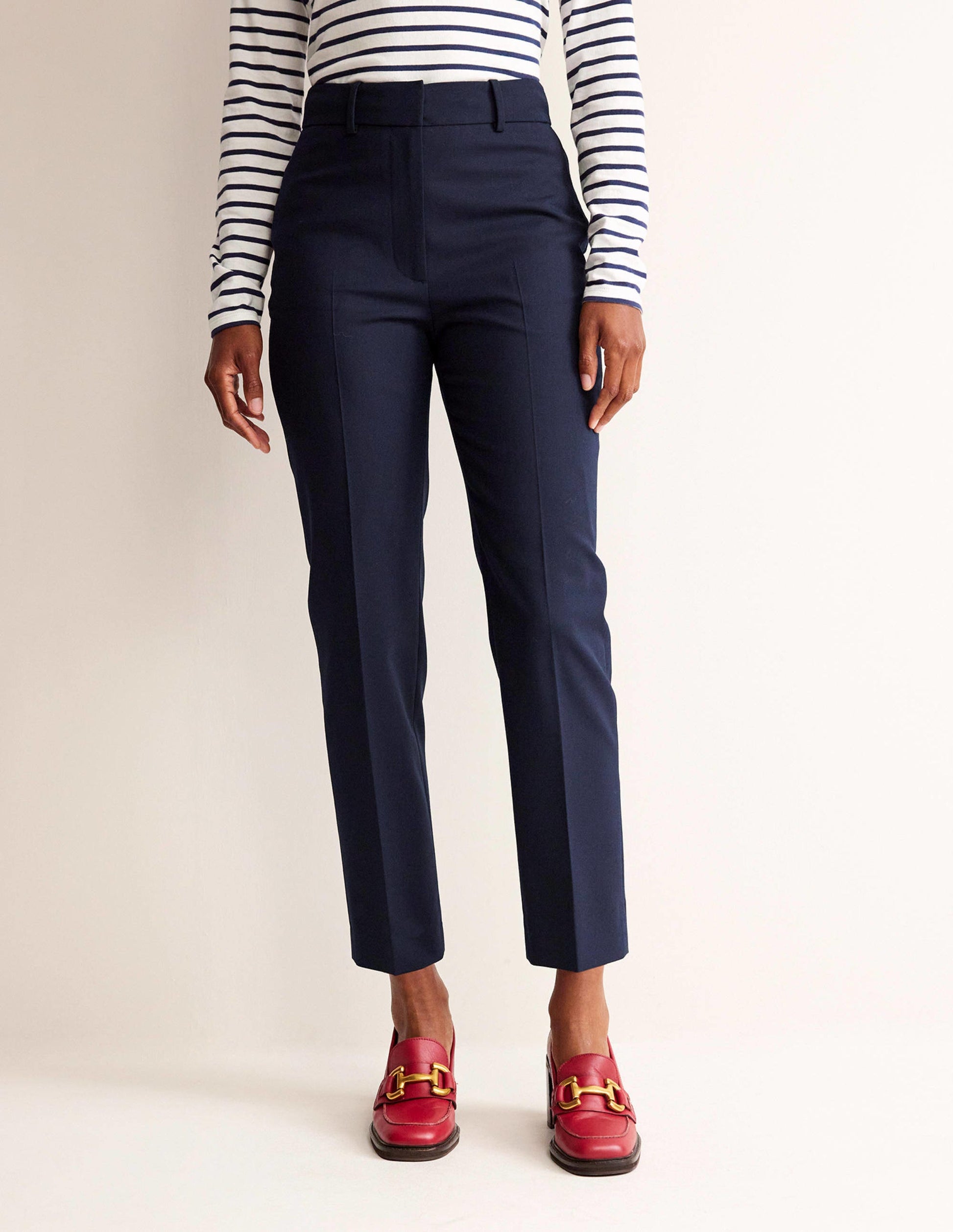 Kew Wool-Twill Trousers-Navy-4