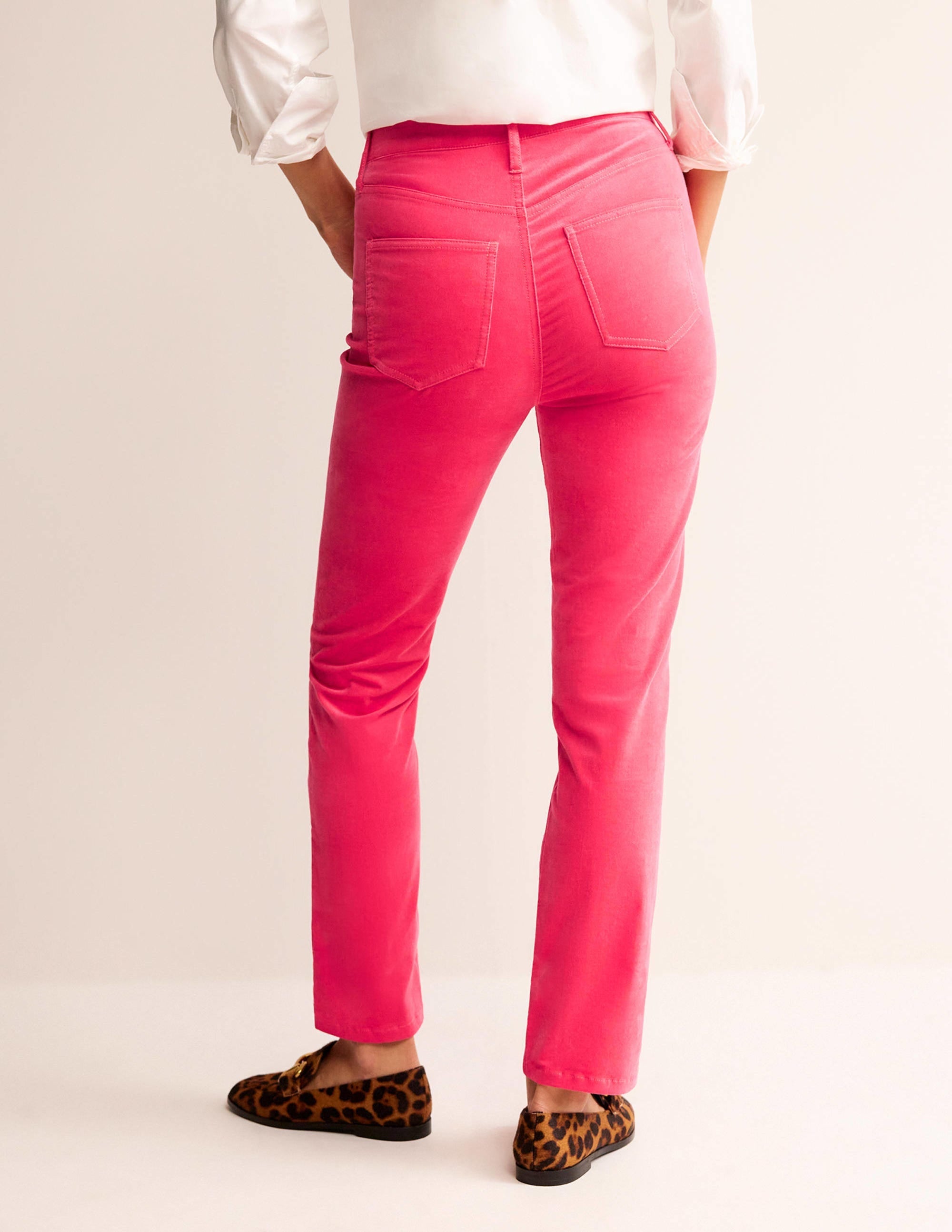 Velveteen 5 Pocket Jeans-Dusty Rose - Image 3