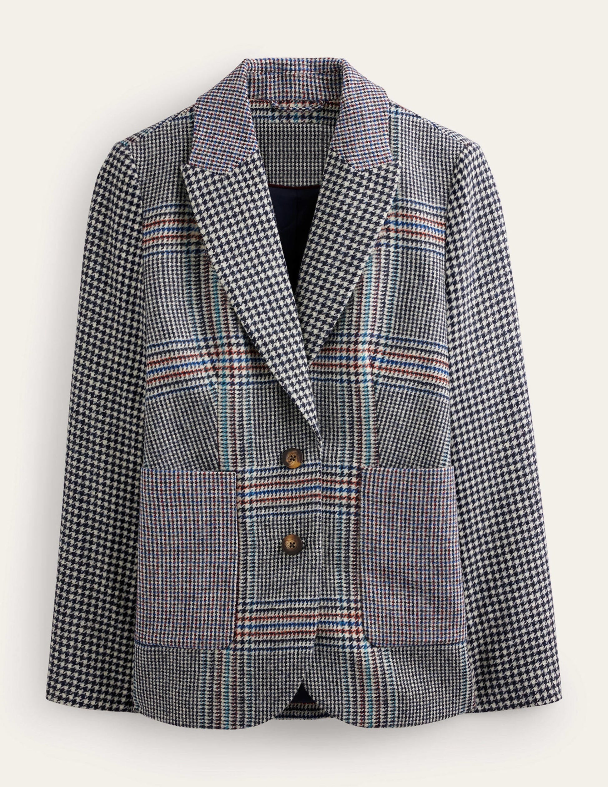 Marylebone Tweed Blazer-Hotchpotch Check-7