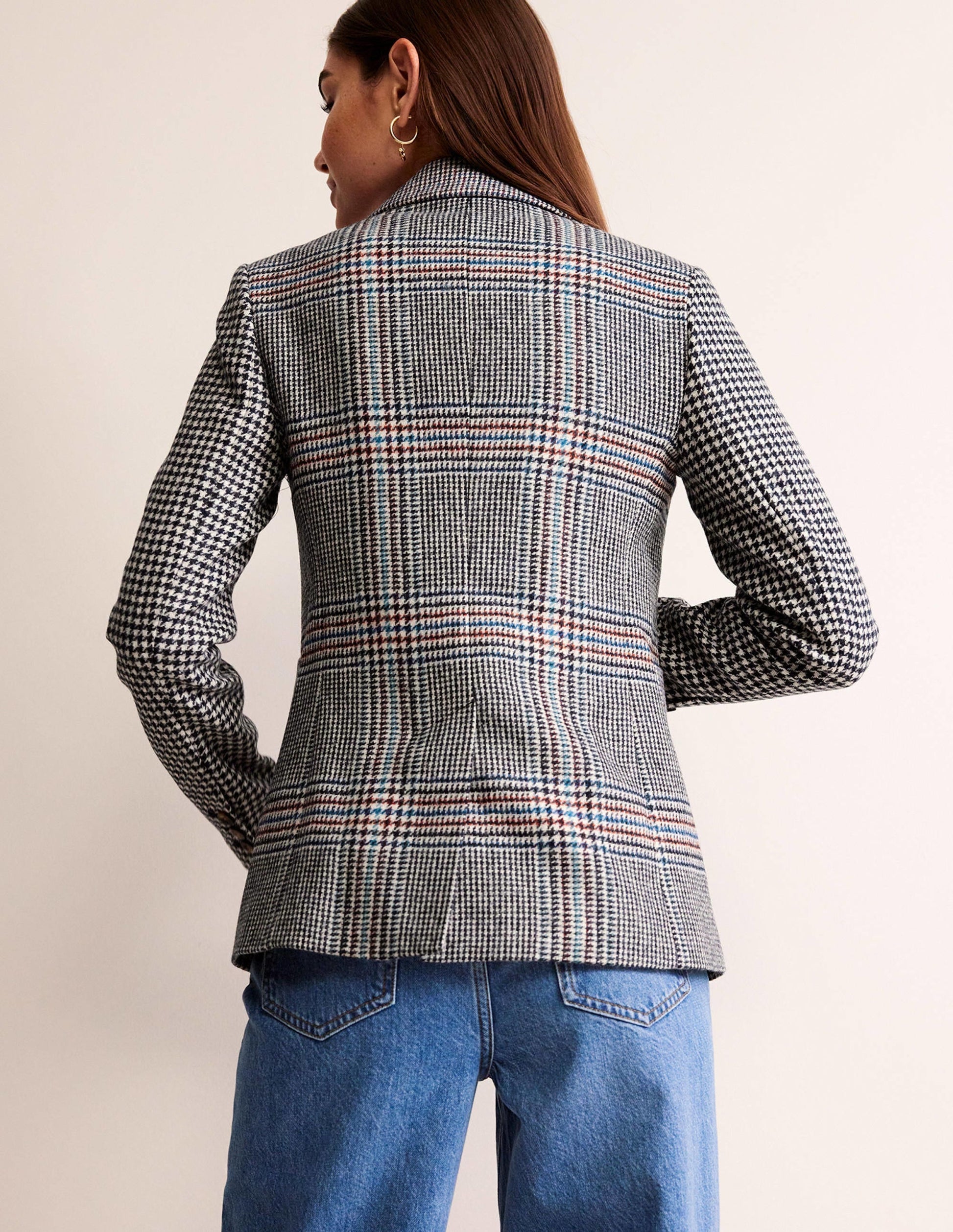 Marylebone Tweed Blazer-Hotchpotch Check-3