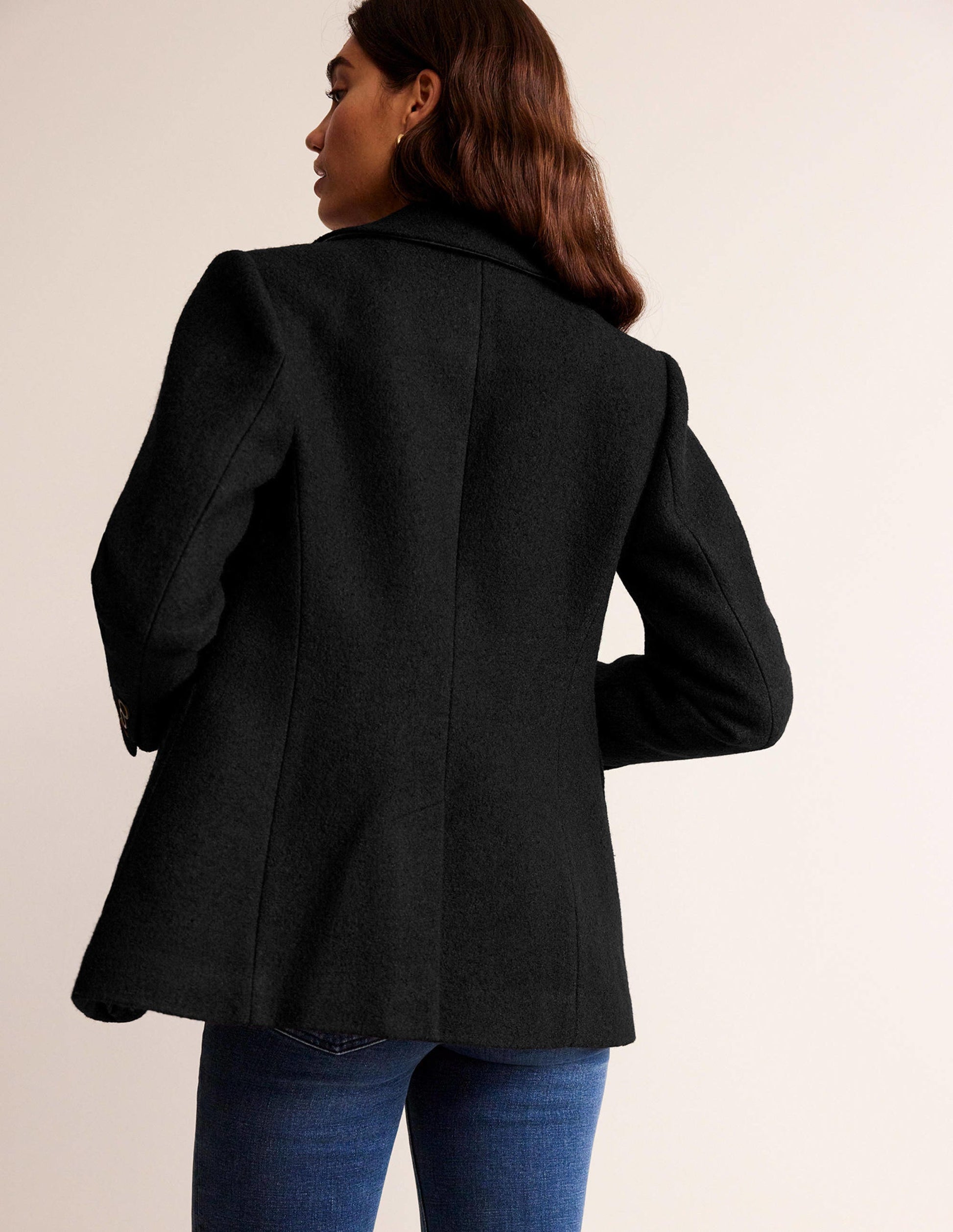Marylebone Textured Blazer-Black-3