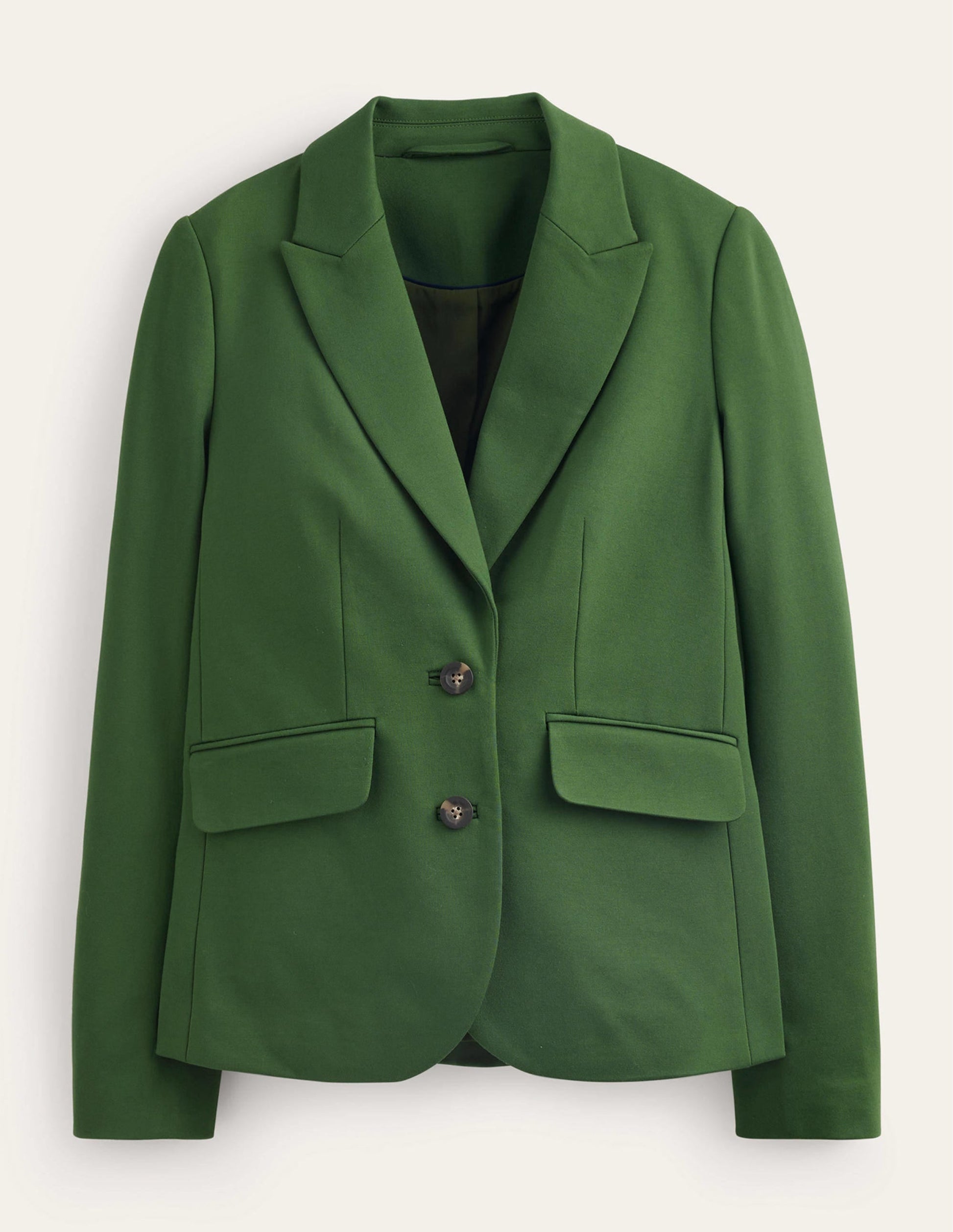 Marylebone Ponte Blazer-Winter Green-6