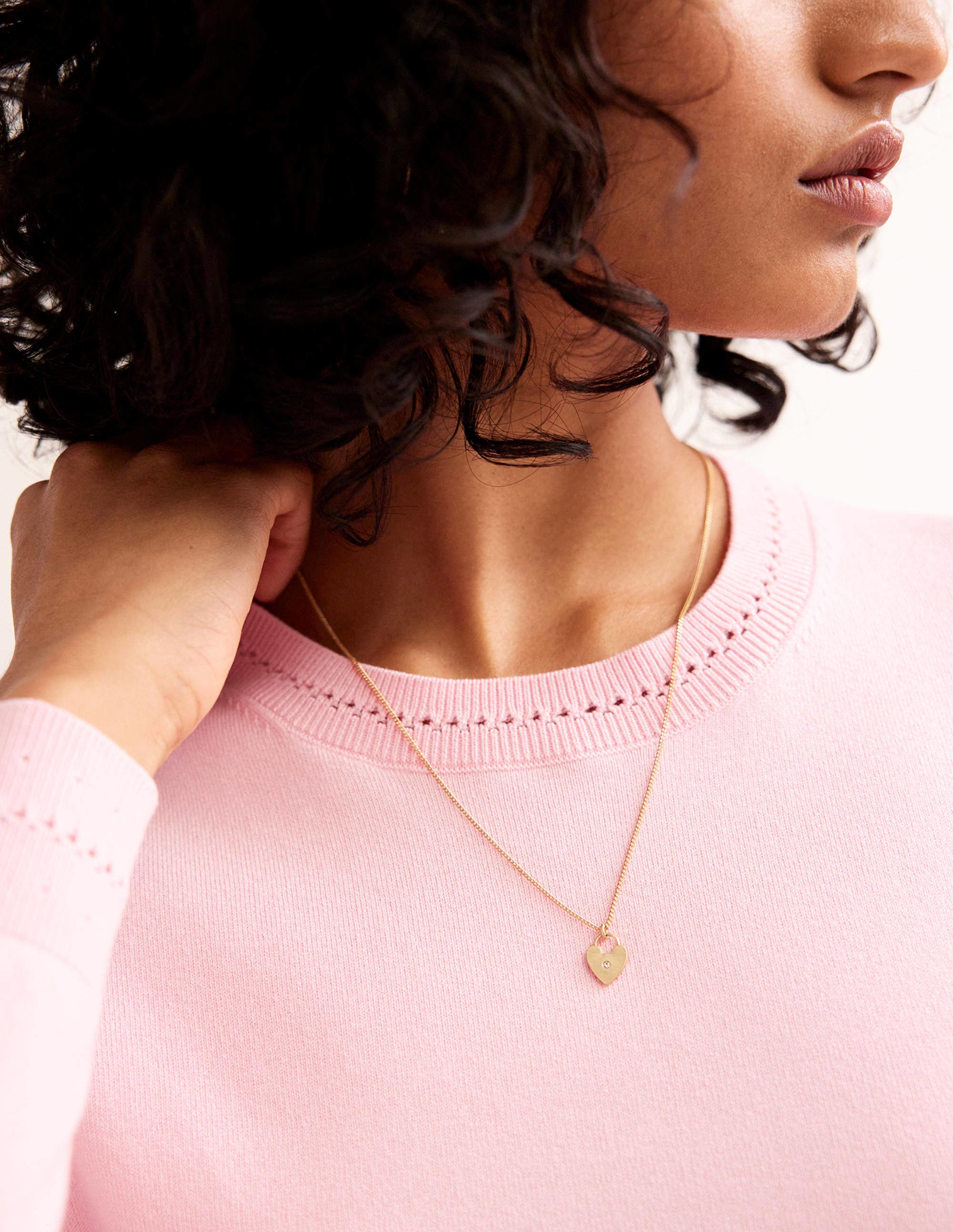 Charm Pendant Necklace-Heart - Image 1
