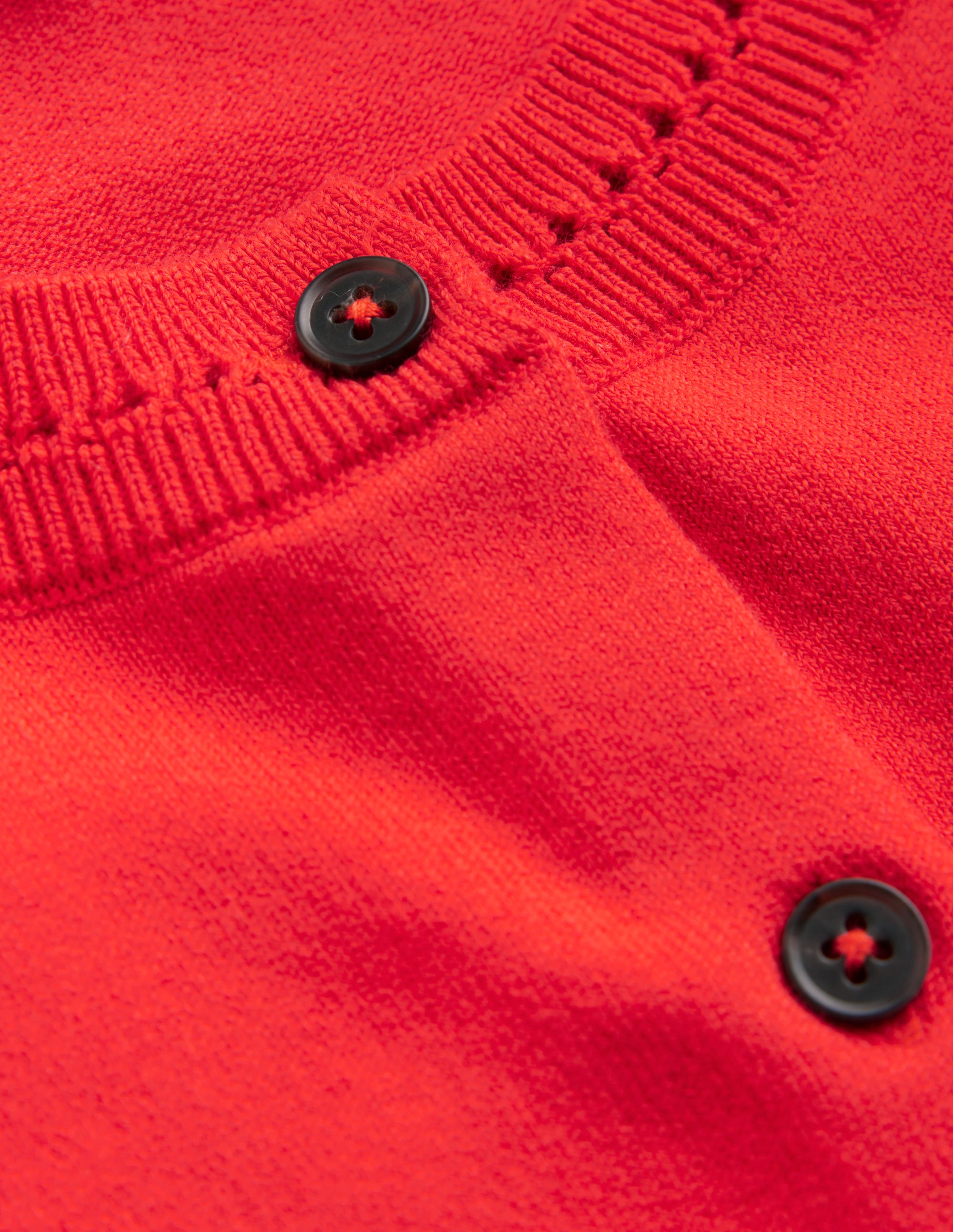 Catriona Cotton Cardigan-Flamenco Red - Image 6