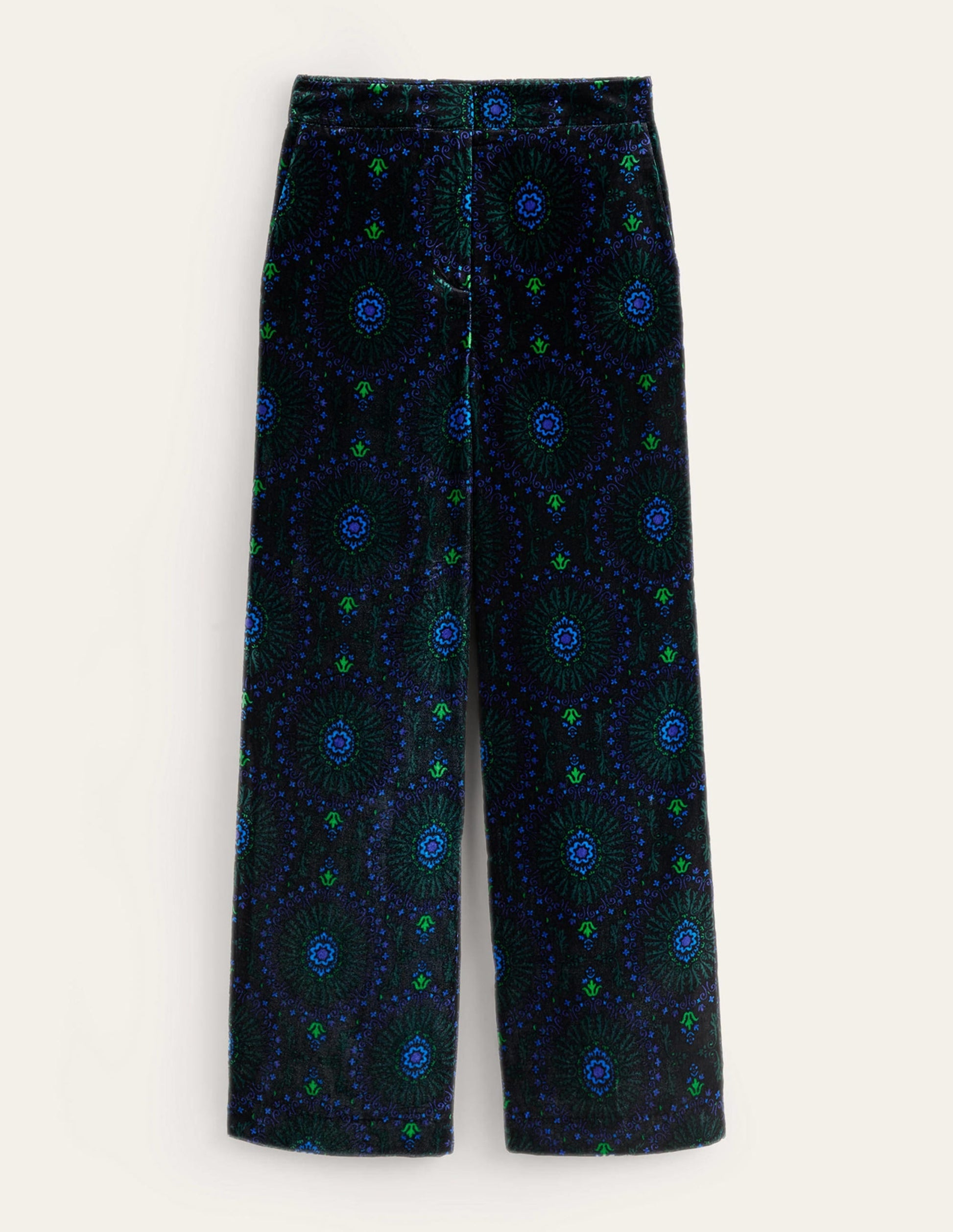 Westbourne Velvet Trousers-Black, Artizian Geo-6