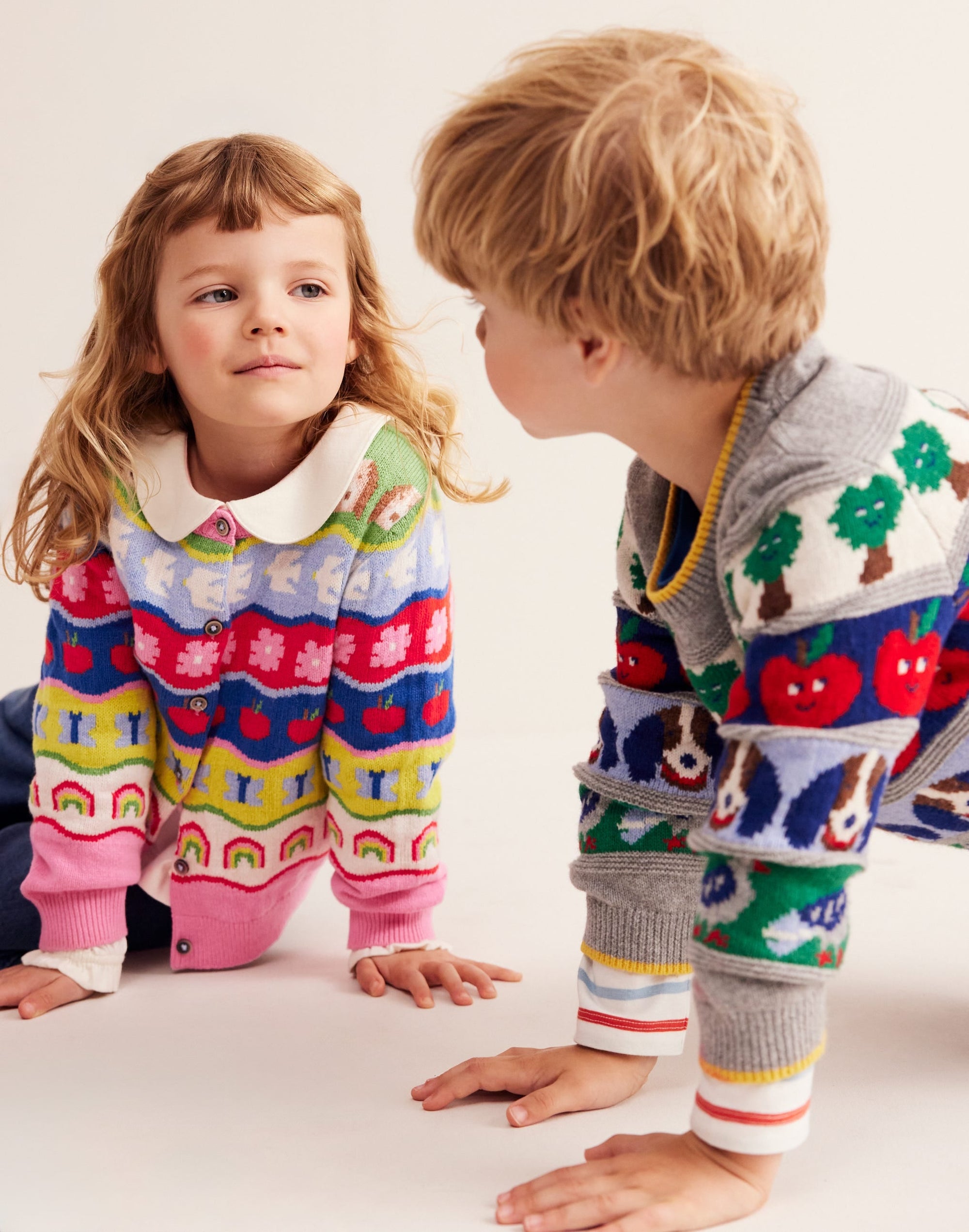 Fair Isle Jumper-Multi Animals - Image 5