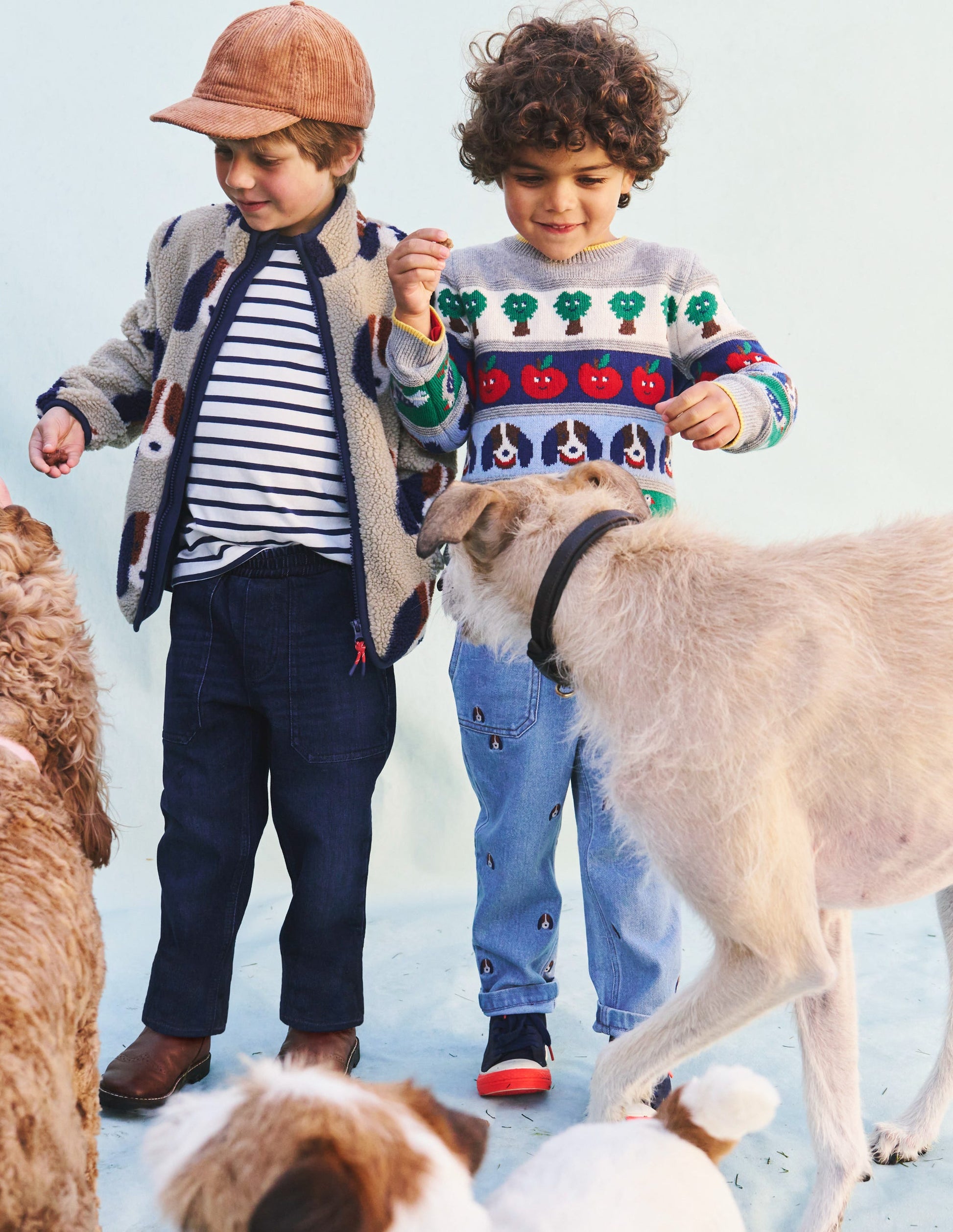 Fair Isle Jumper-Multi Animals-4