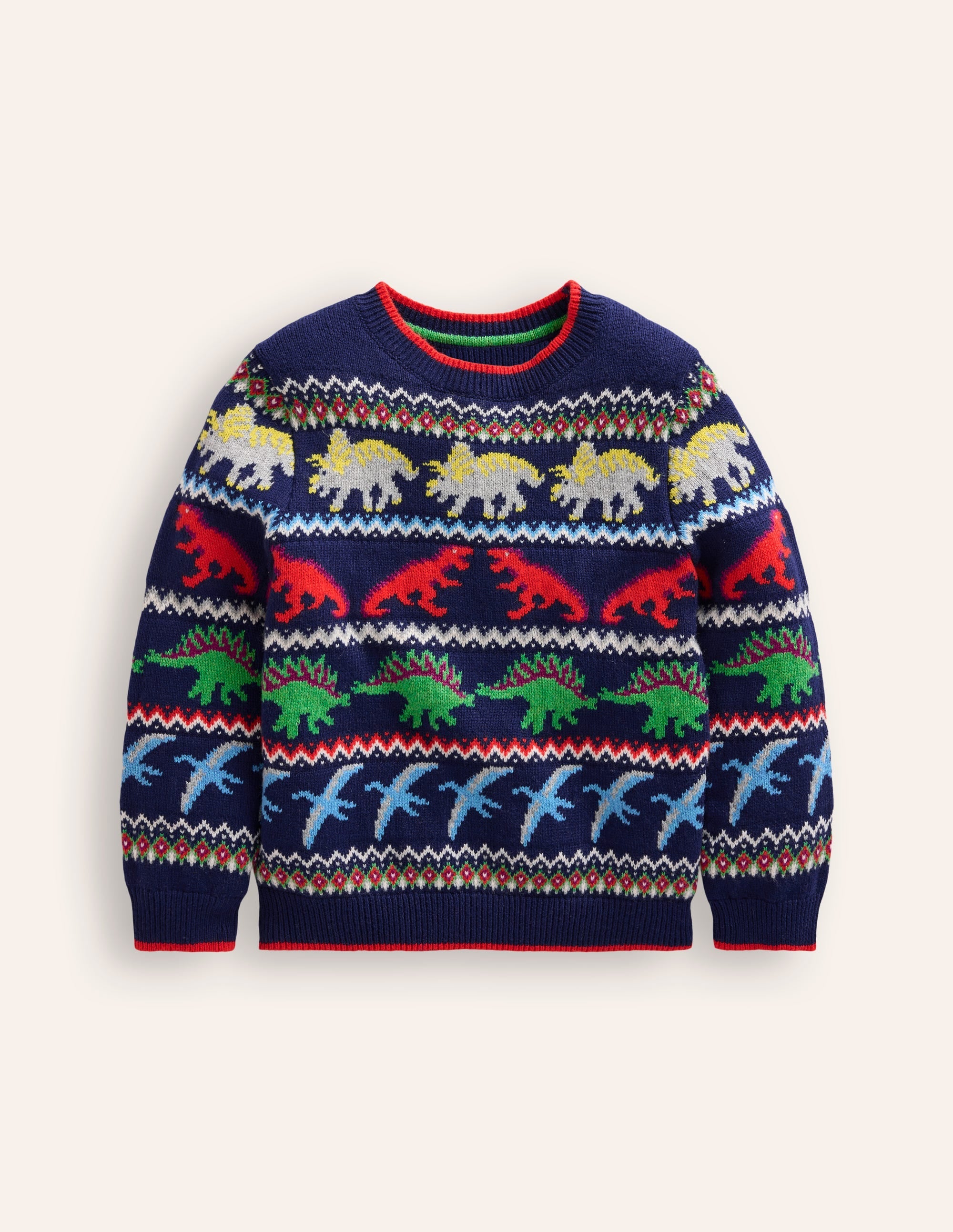 Fair Isle Jumper-Starboard Blue - Image 1